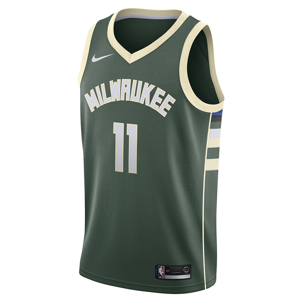 Men's Milwaukee Bucks Brook Lopez Icon Edition Jersey - Green