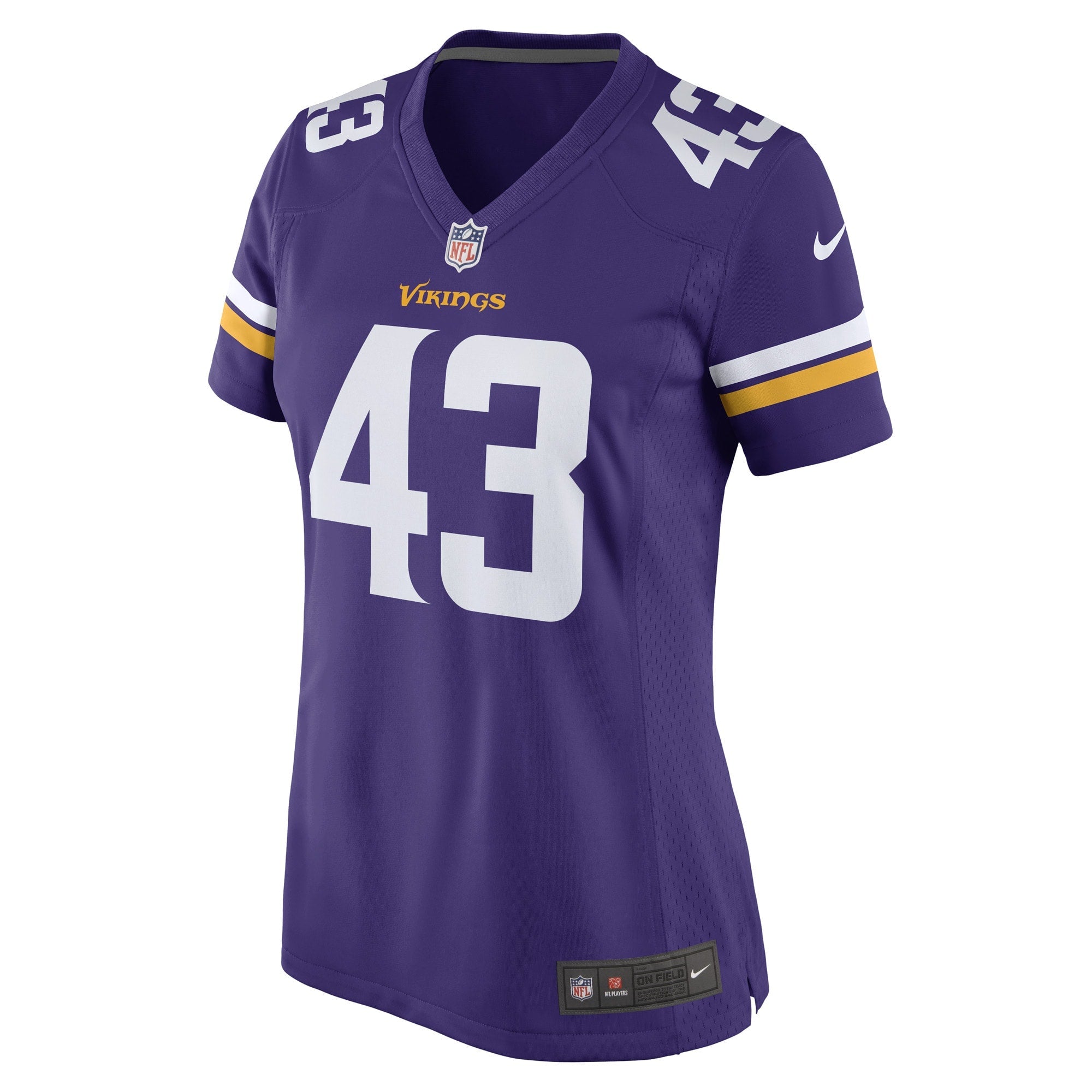 Women's Nike Luiji Vilain Purple Minnesota Vikings Game Player Jersey