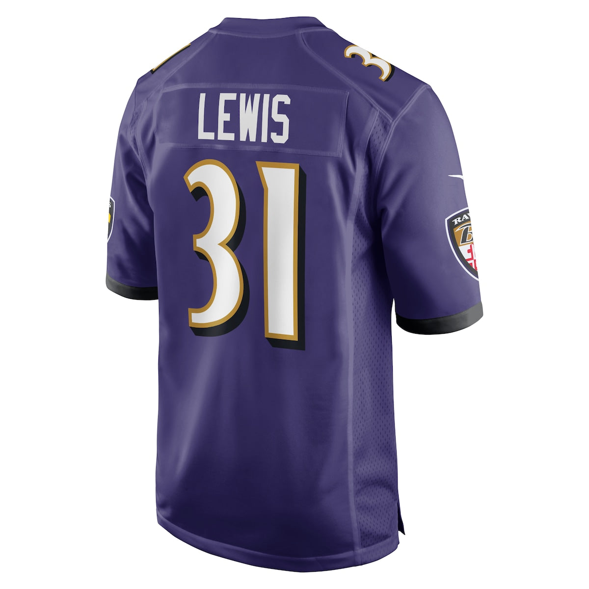 Men's Jamal Lewis Nike Ravens Retired Game Jersey - Purple