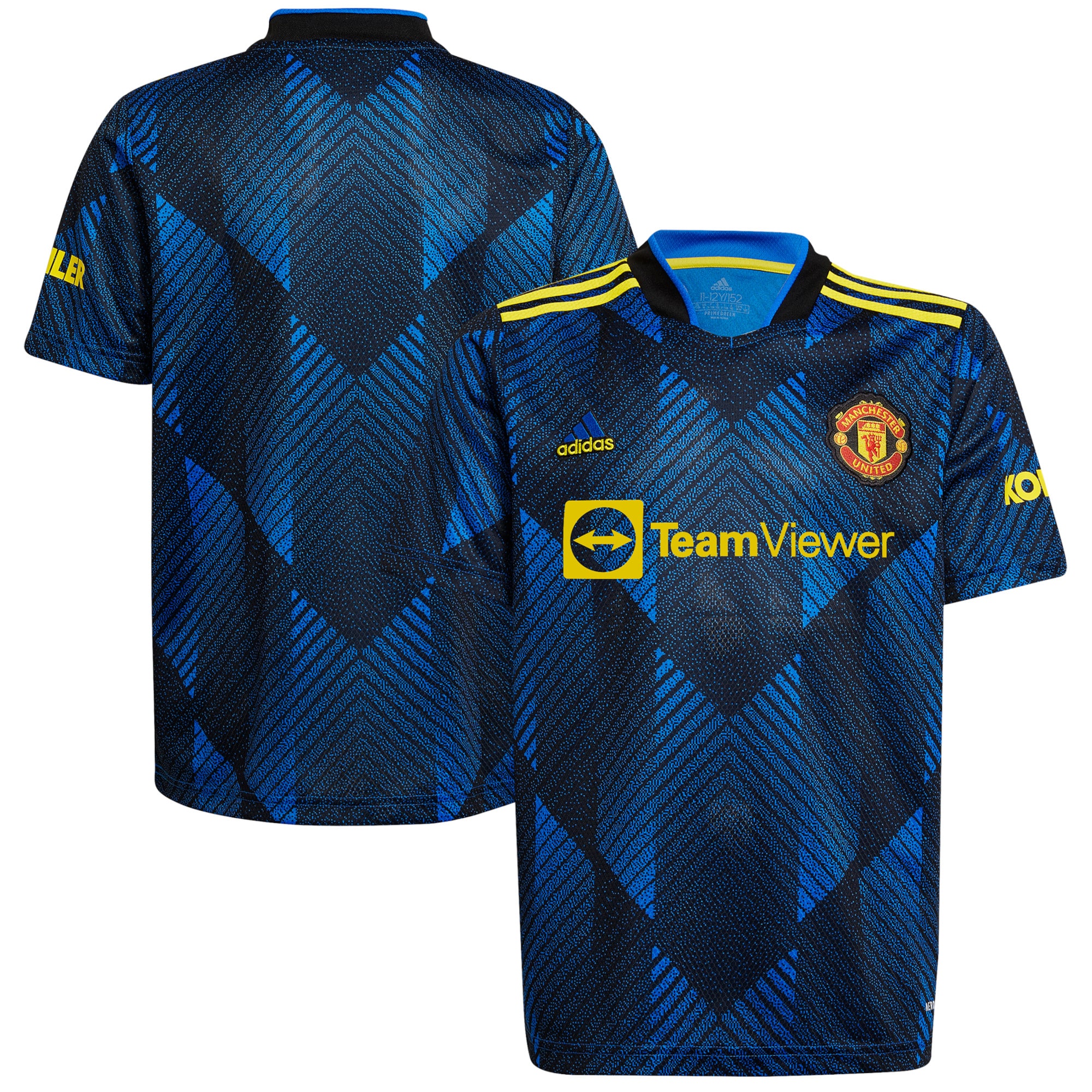 Manchester United adidas 2021/22 Third Replica Jersey - Blue