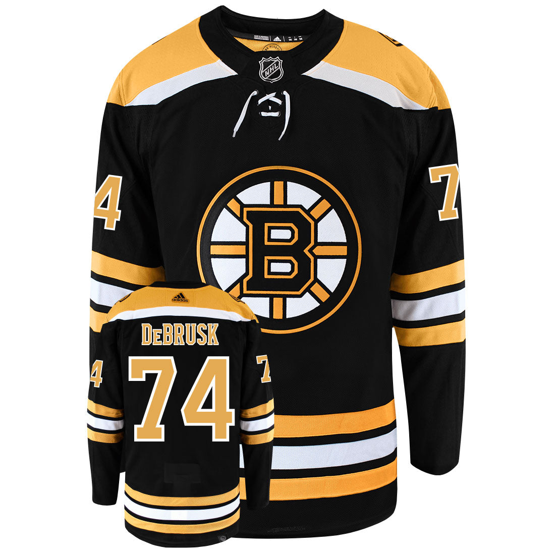 Jake DeBrusk Boston Bruins Adidas Primegreen Authentic NHL Hockey Jersey