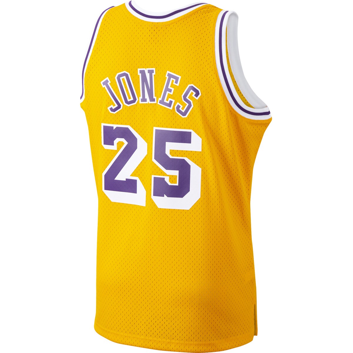 Men's Ed Jones Mitchell & Ness Lakers '71 Swingman Jersey - Gold