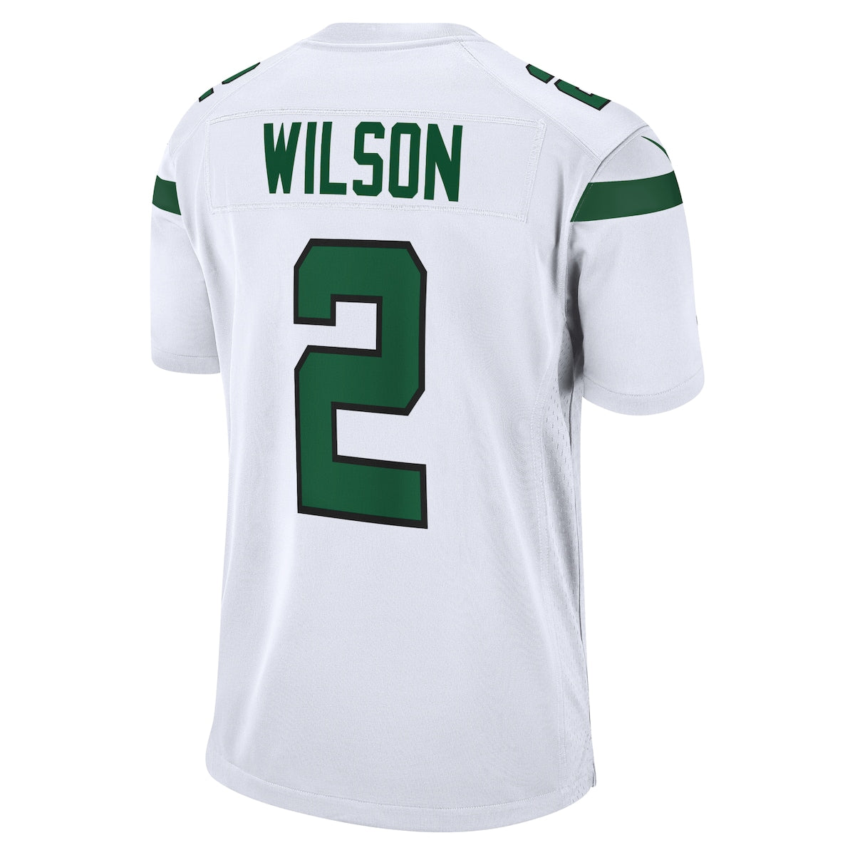 Men's Zach Wilson Nike Jets Legacy Game Jersey - White