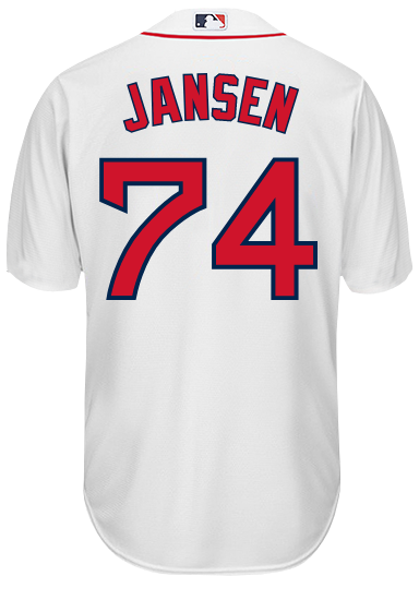 Kenley Jansen Youth Jersey - Boston Red Sox Replica Kids Home Jersey