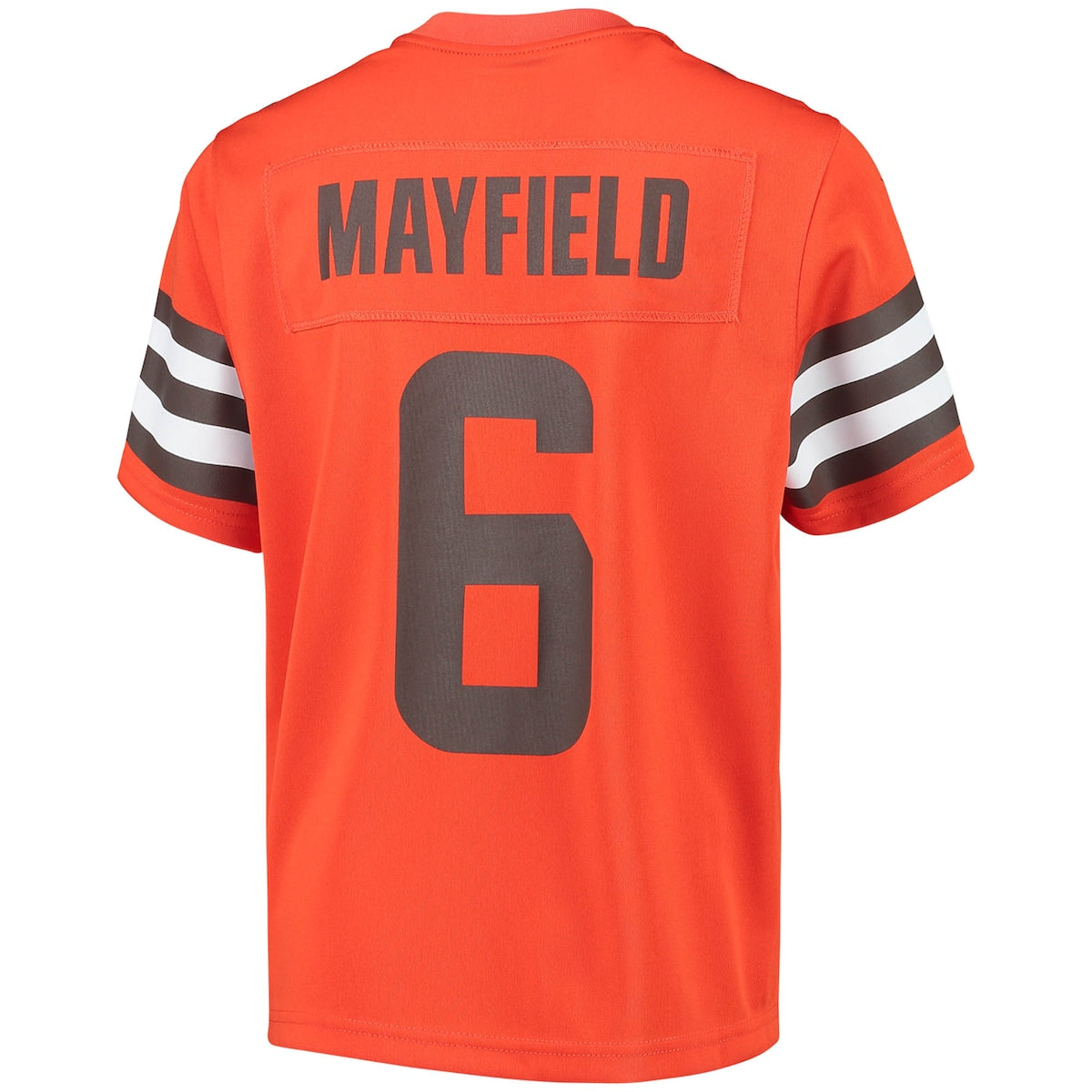 Boys' Grade School Baker Mayfield Nike Browns Inverted Team Game Jersey - Orange