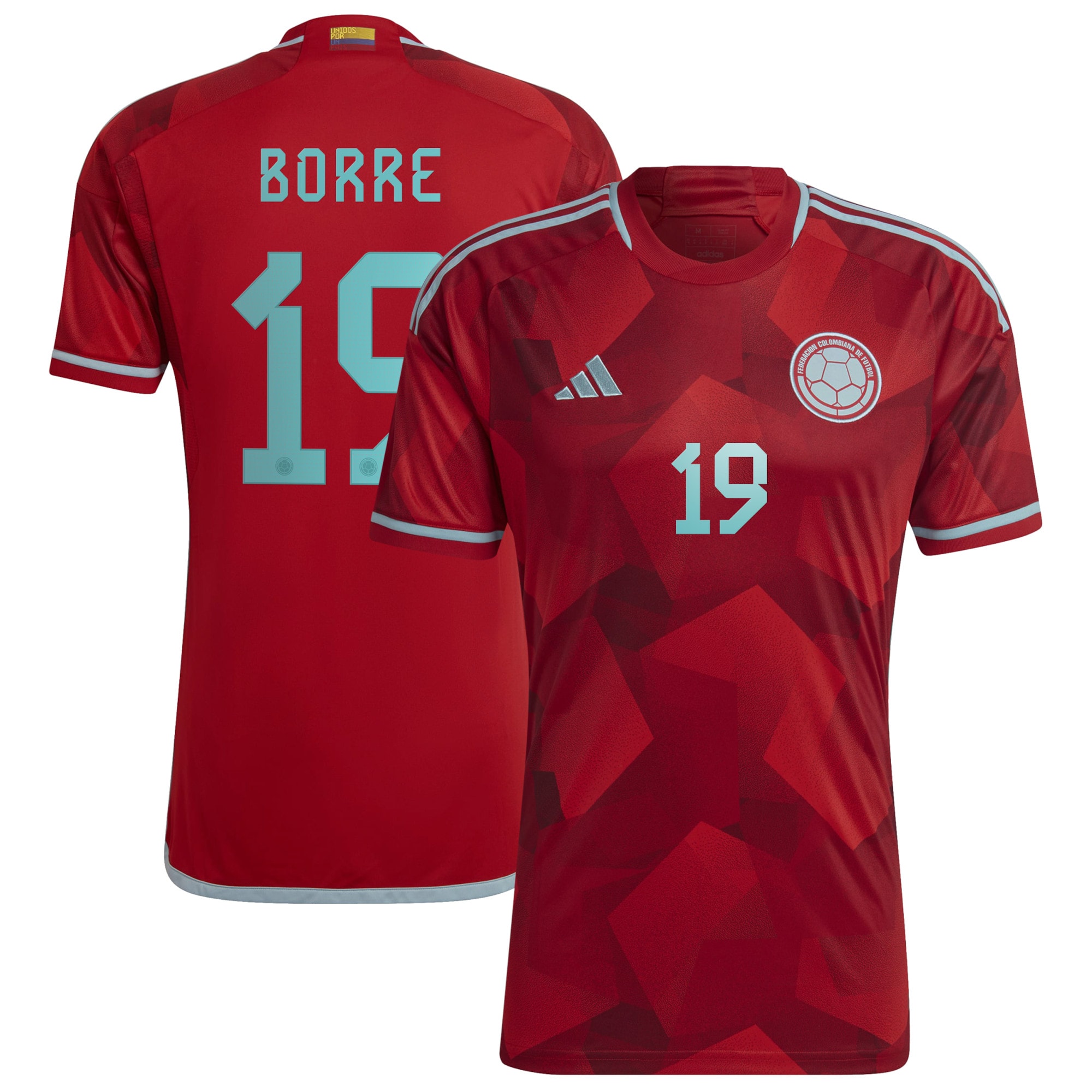 Rafael Borré Colombia National Team adidas 2022/23 Away Replica Player Jersey - Red