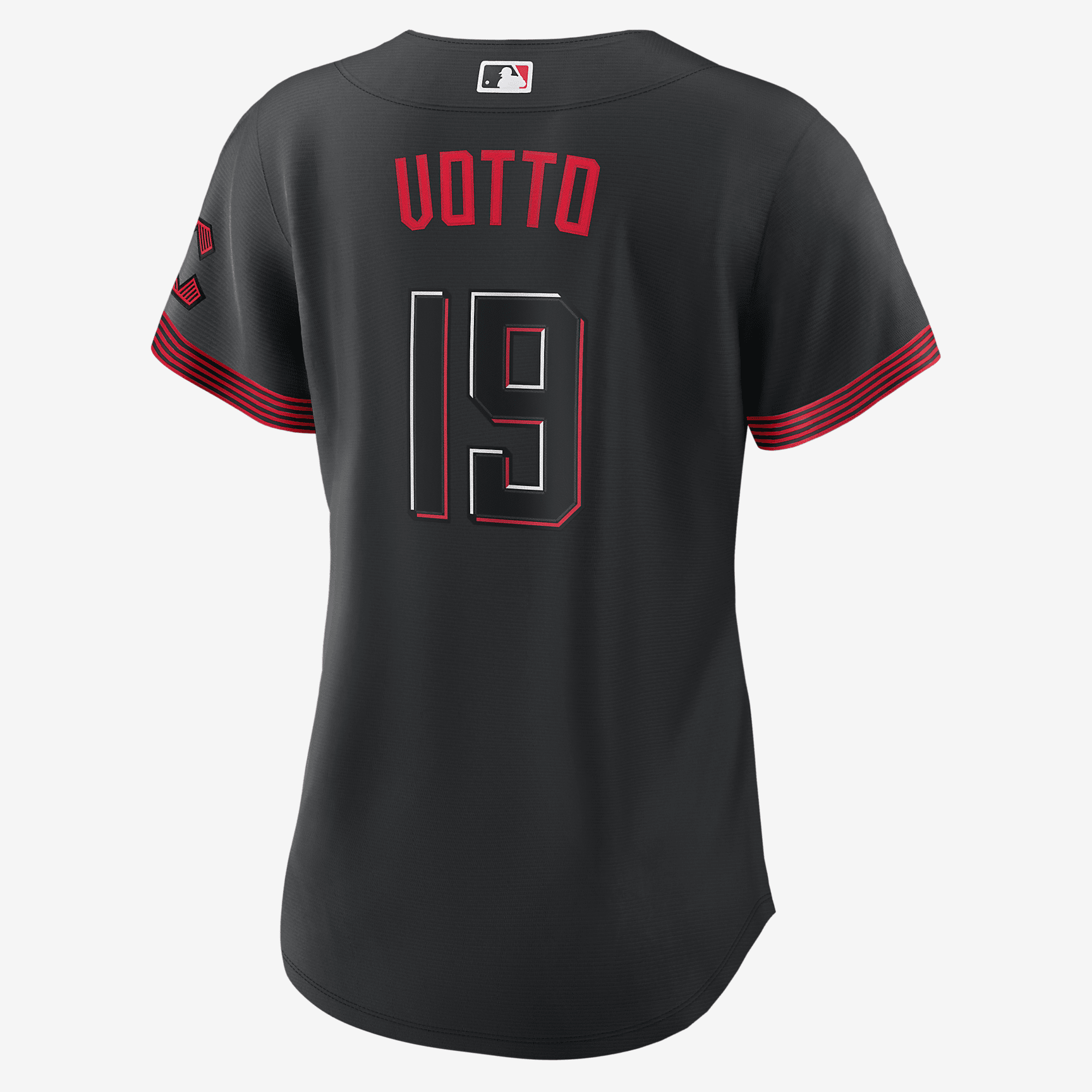 MLB Cincinnati Reds City Connect (Joey Votto) Women's Replica Baseball Jersey - Black