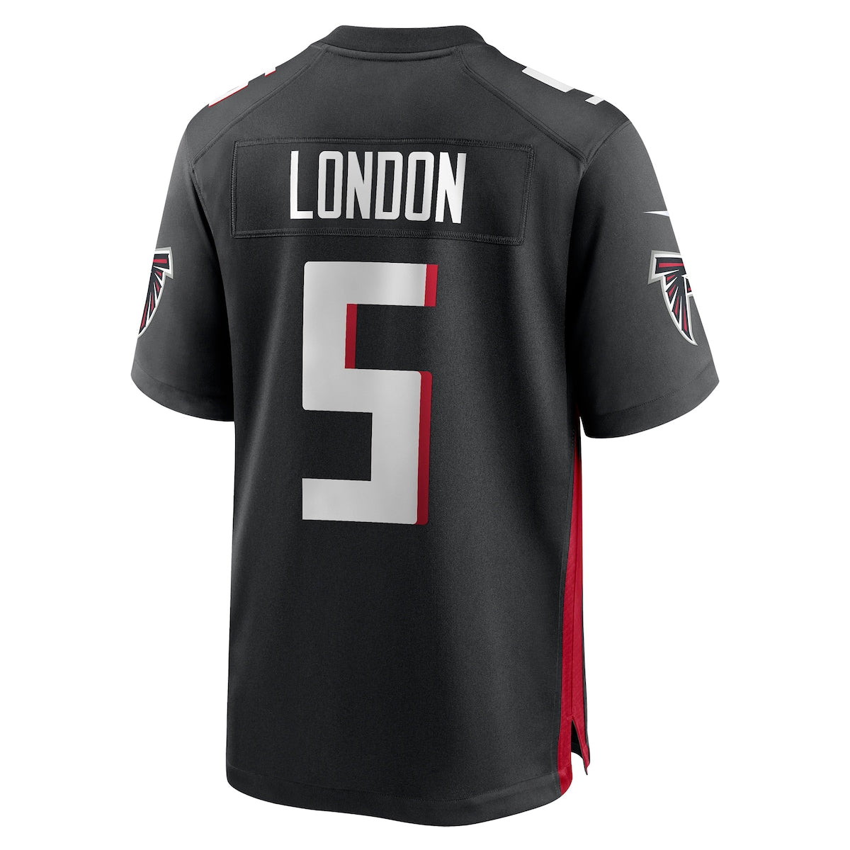 Men's Drake London Nike Falcons Game Jersey - Black