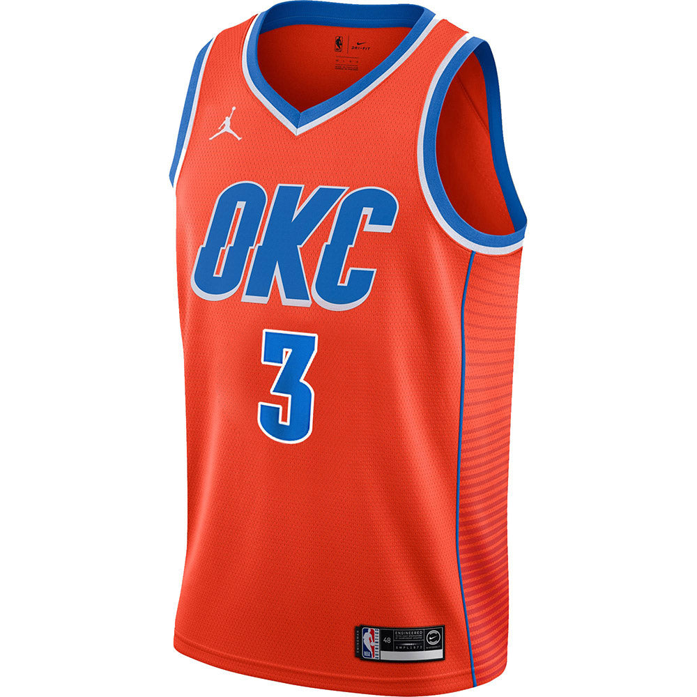 Men's Oklahoma City Thunder Josh Giddey Statement Edition Jersey - Orange