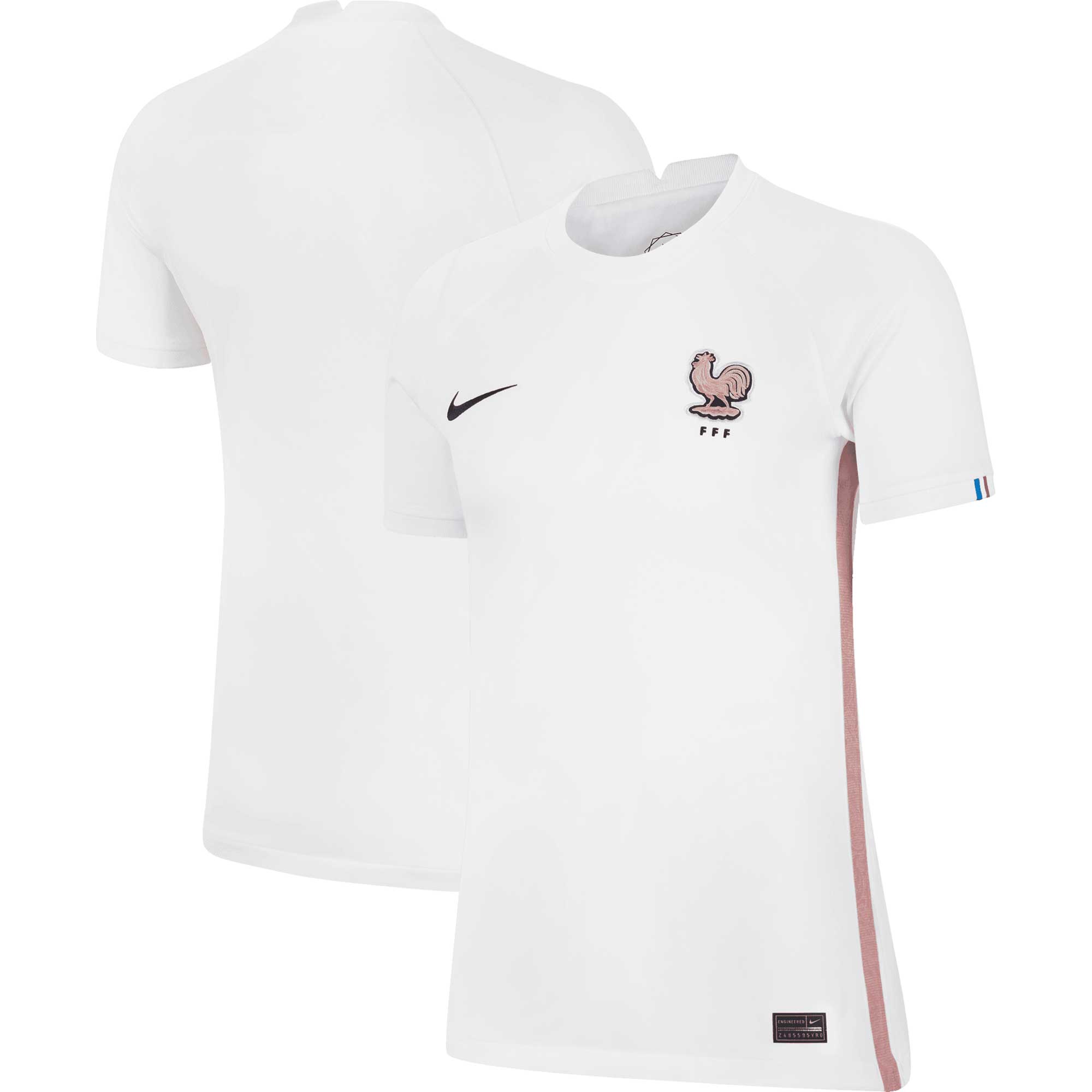France Women's National Team Nike Women's 2022/23 Away Replica Blank Jersey - White