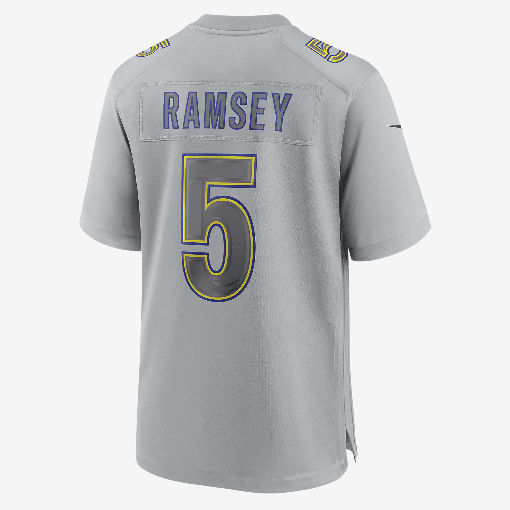 NFL Los Angeles Rams Atmosphere (Jalen Ramsey) Men's Fashion Football Jersey - Grey