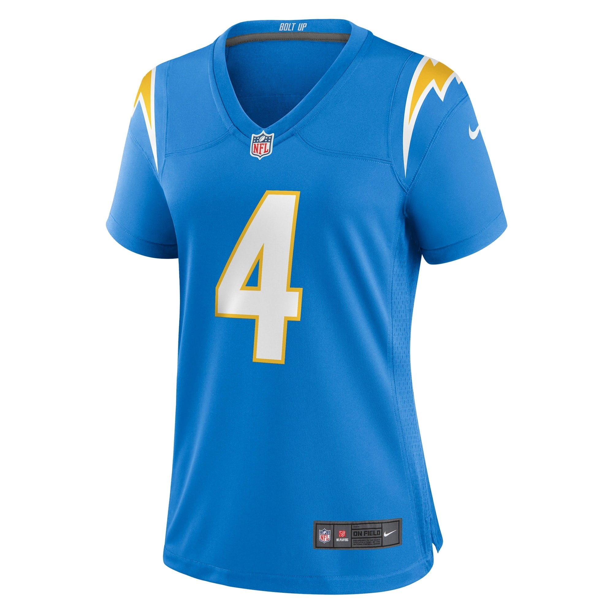 Women's Nike Chase Daniel Powder Blue Los Angeles Chargers Game Jersey