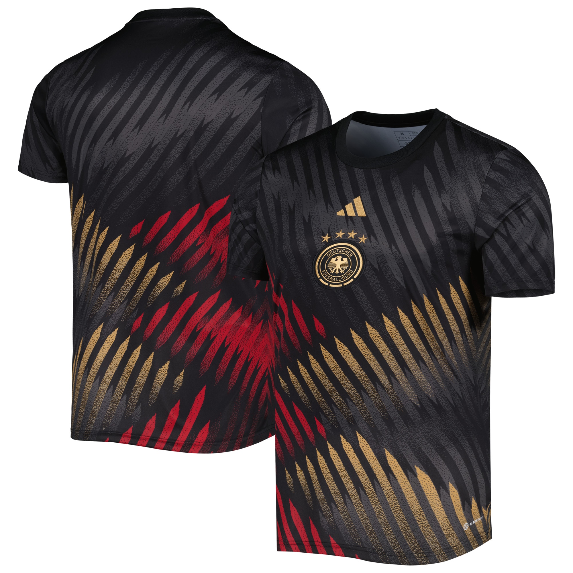 Germany National Team adidas 2022 AEROREADY Pre-Match Top - Black