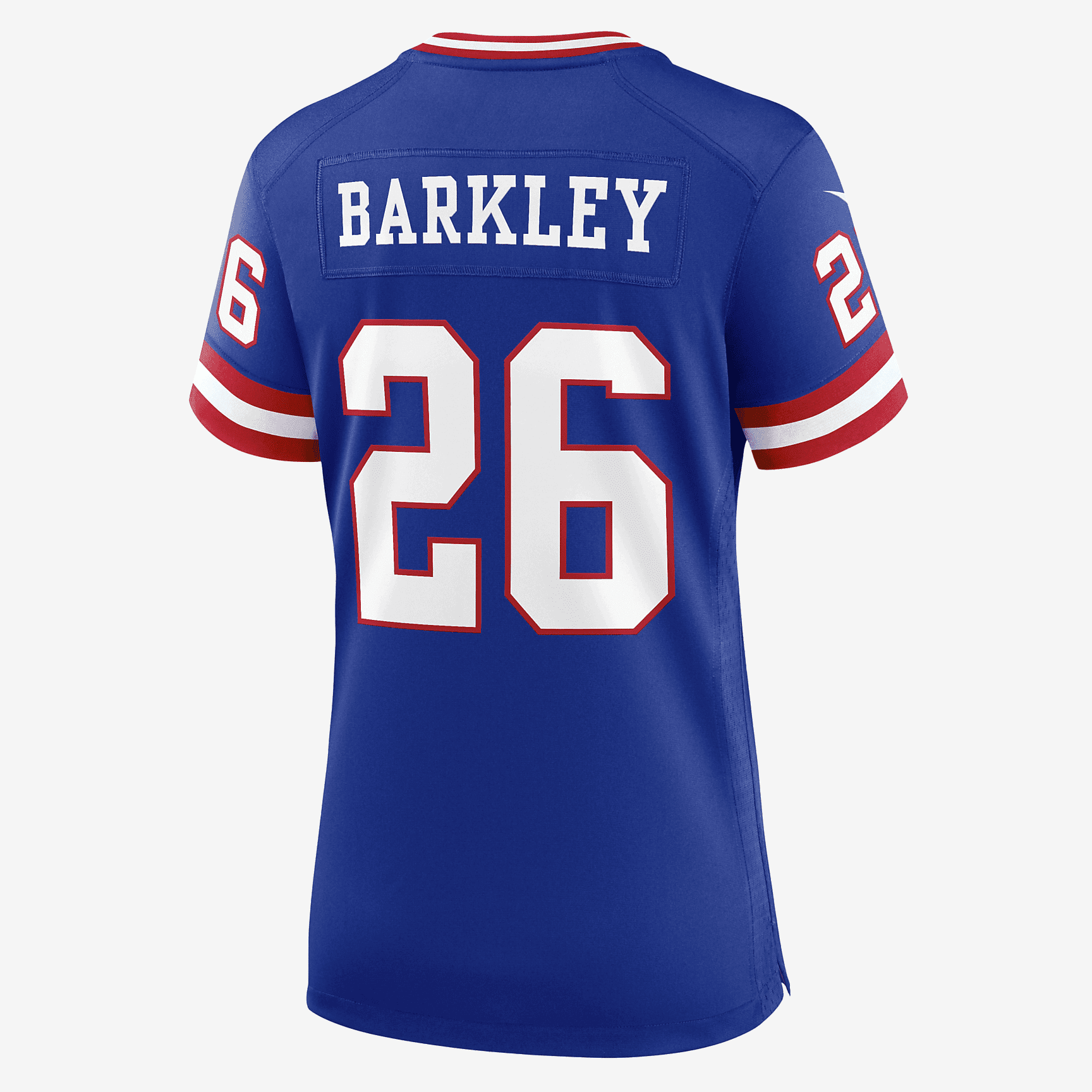 NFL New York Giants (Saquon Barkley) Women's Game Football Jersey - Blue
