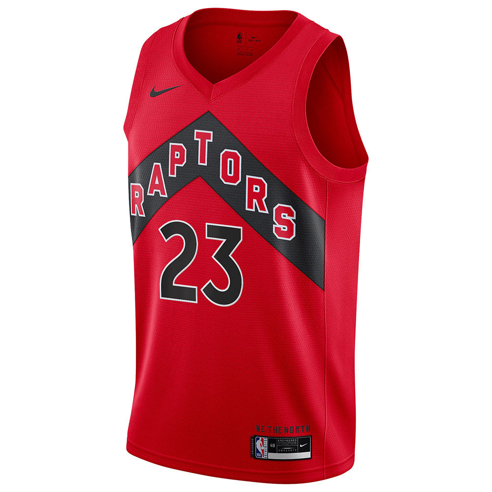 Men's Toronto Raptors Fred VanVleet Icon Edition Jersey - Red