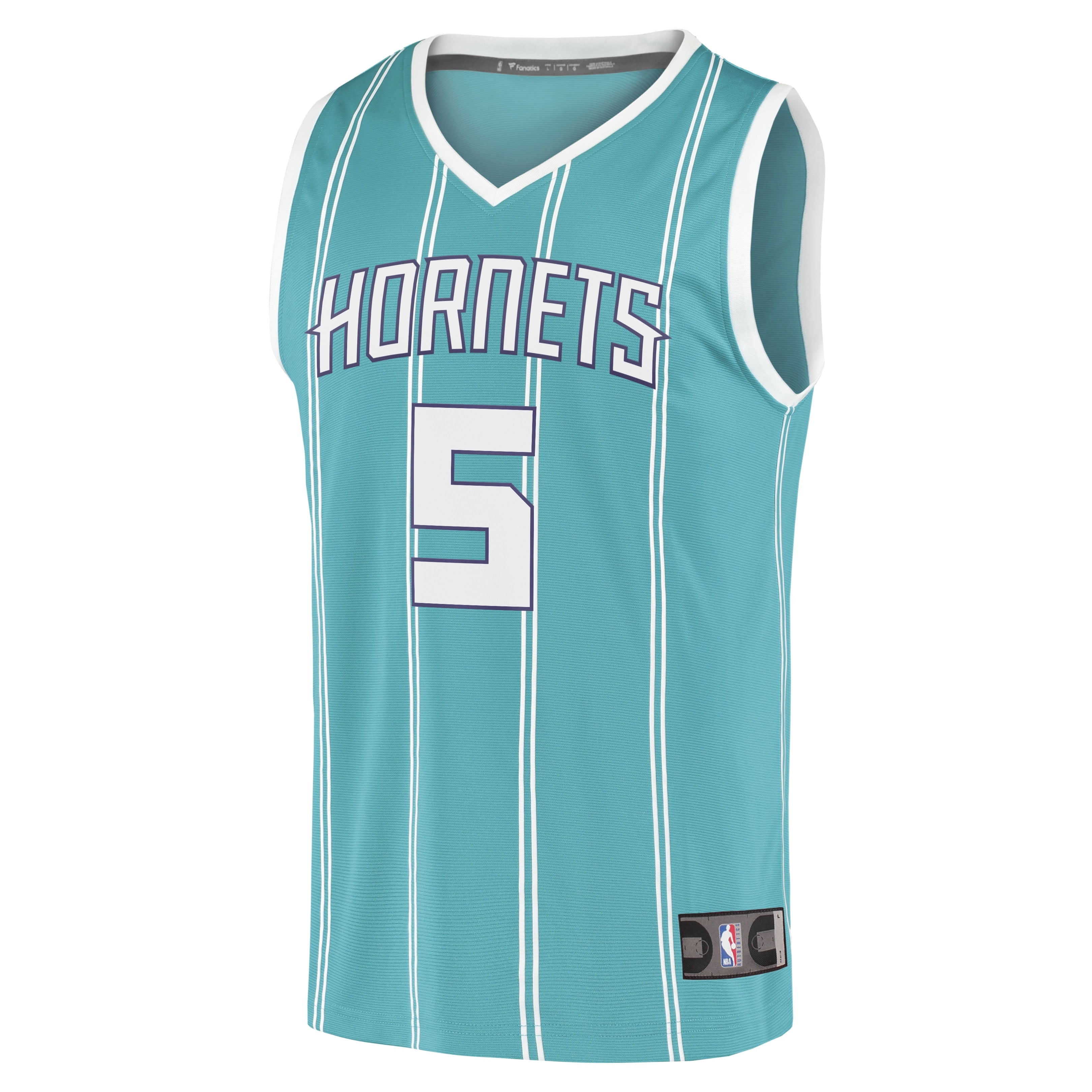 Youth Fanatics Branded Mark Williams Teal Charlotte Hornets 2022 NBA Draft First Round Pick Fast Break Replica Jersey -