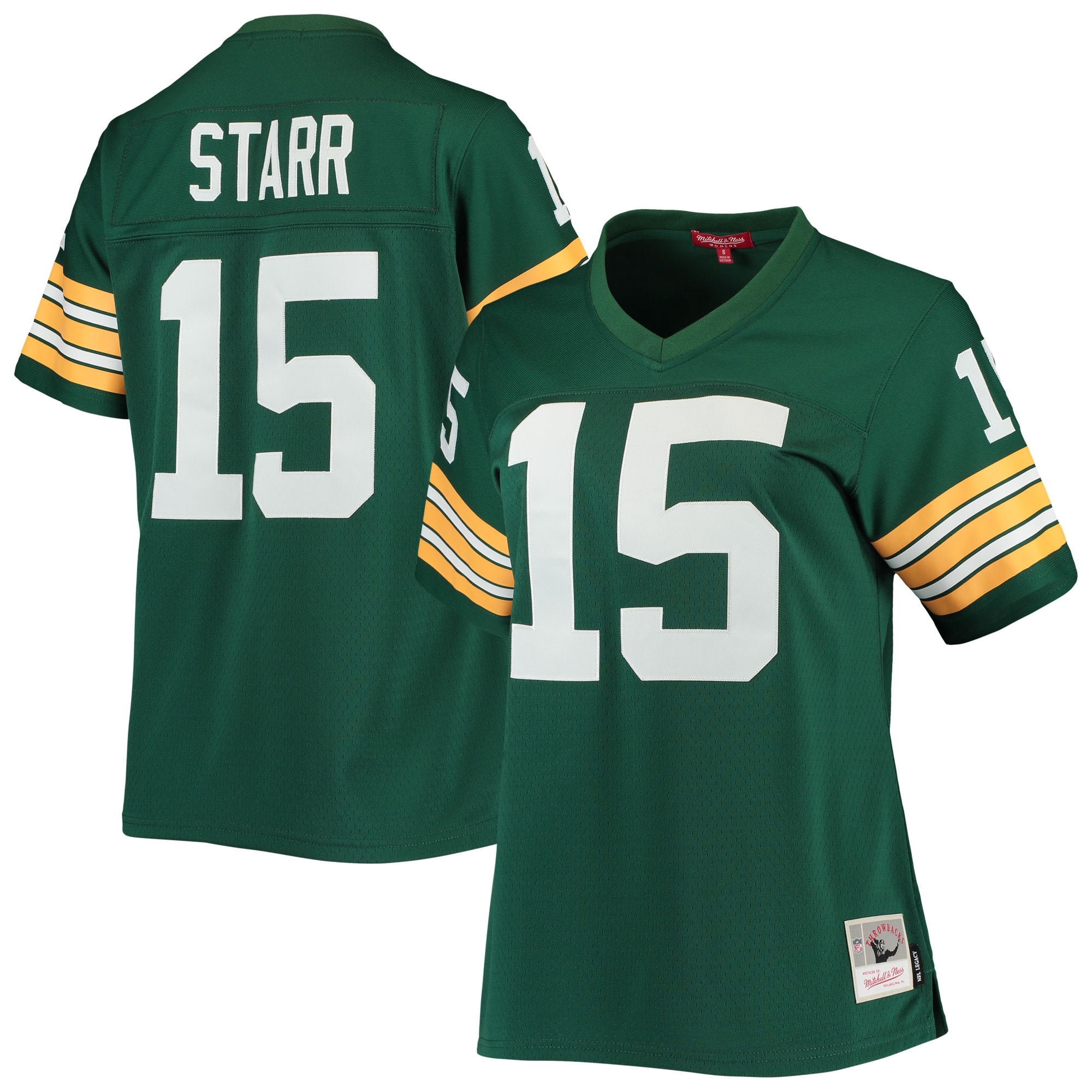 Bart Starr Green Bay Packers Mitchell & Ness Women's 1967 Legacy Replica Player Jersey - Green