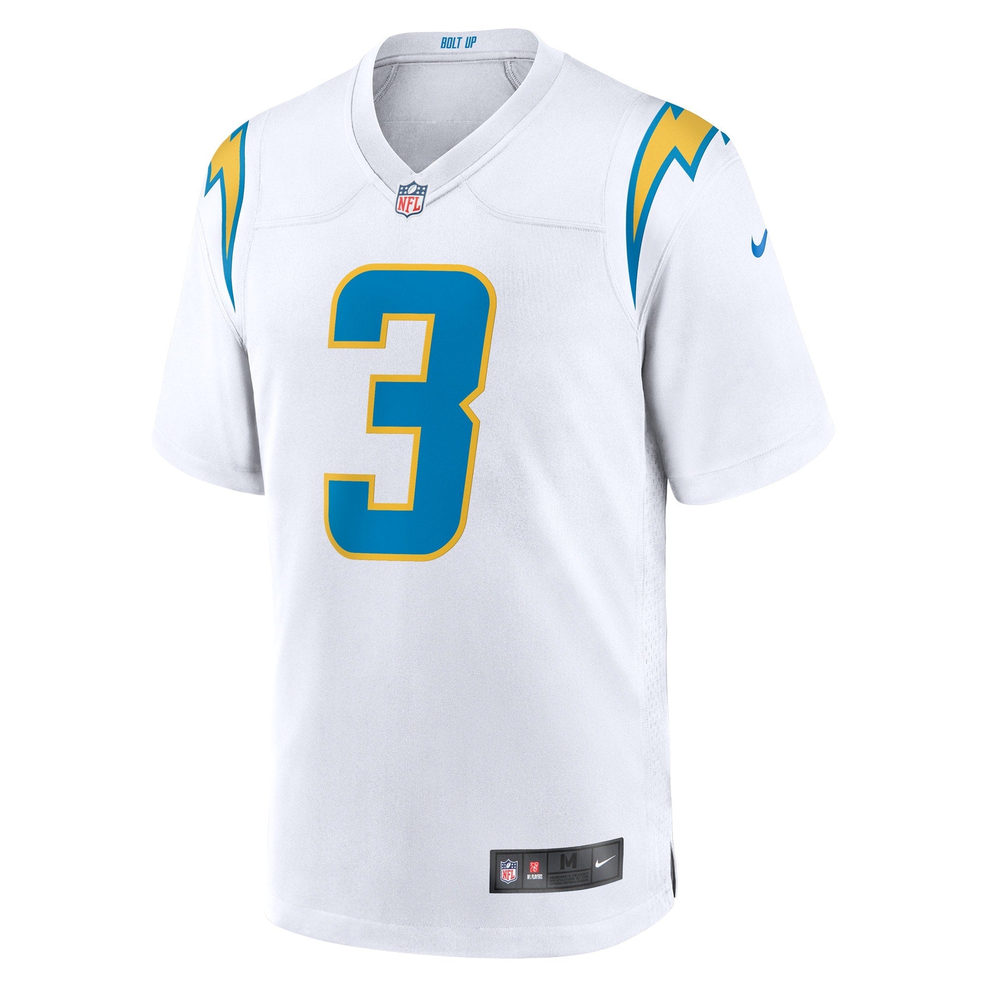 Men's Nike Derwin James Jr. White Los Angeles Chargers Game Jersey