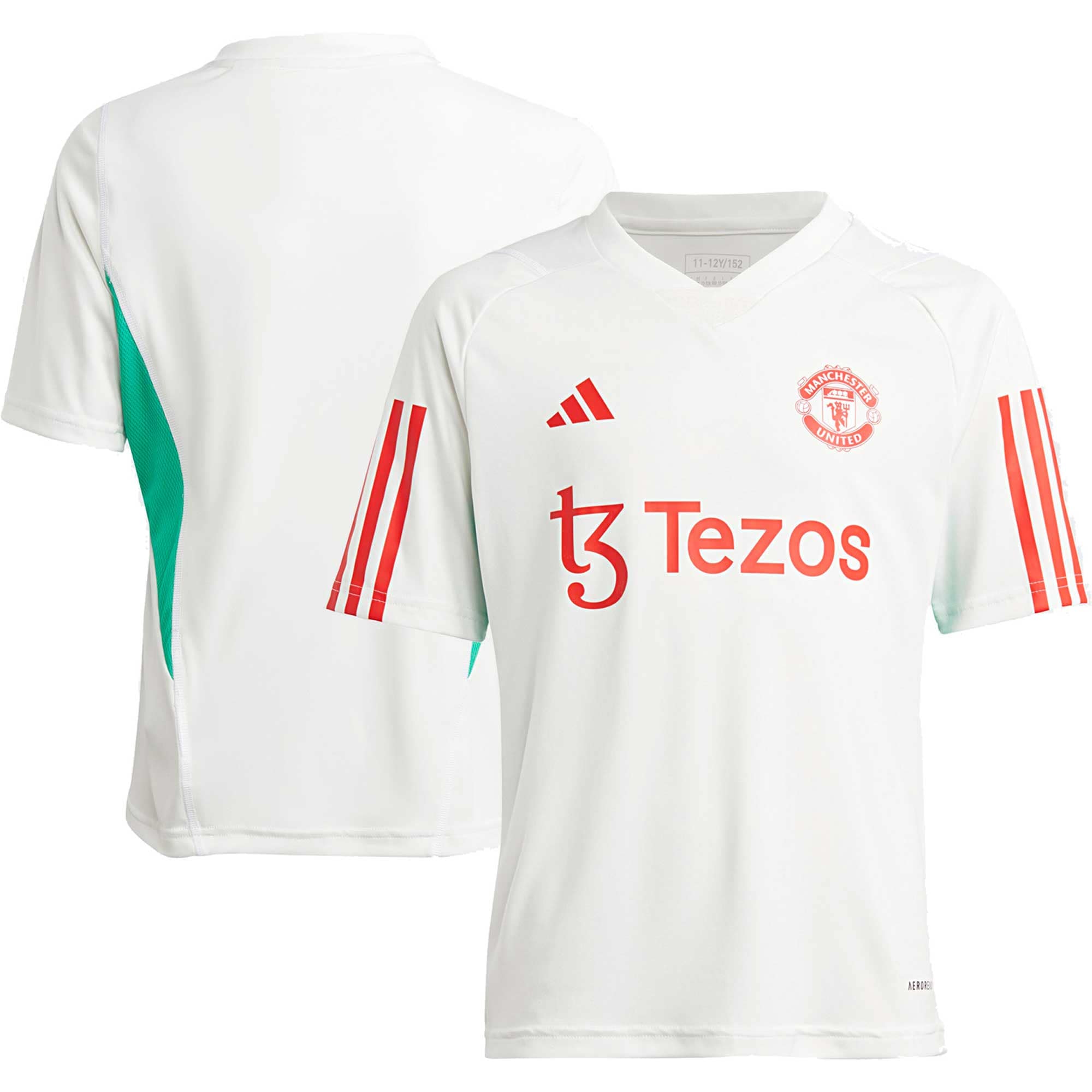 Manchester United adidas Youth 2023/24 Training Jersey - White