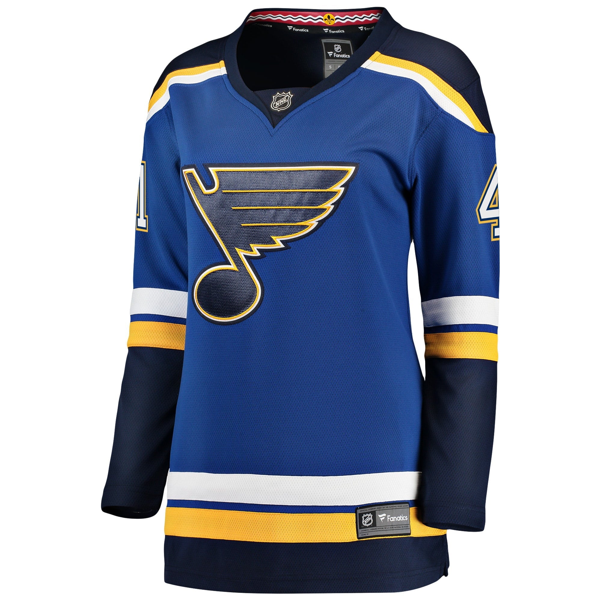 Women's Fanatics Branded Robert Bortuzzo Blue St. Louis Blues Breakaway Player Jersey