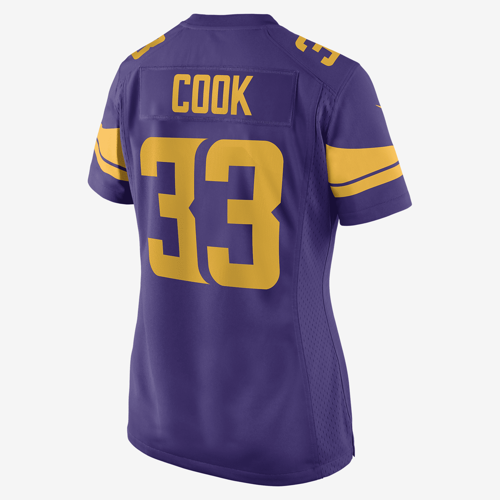 NFL Minnesota Vikings (Dalvin Cook) Women's Game Football Jersey - Purple