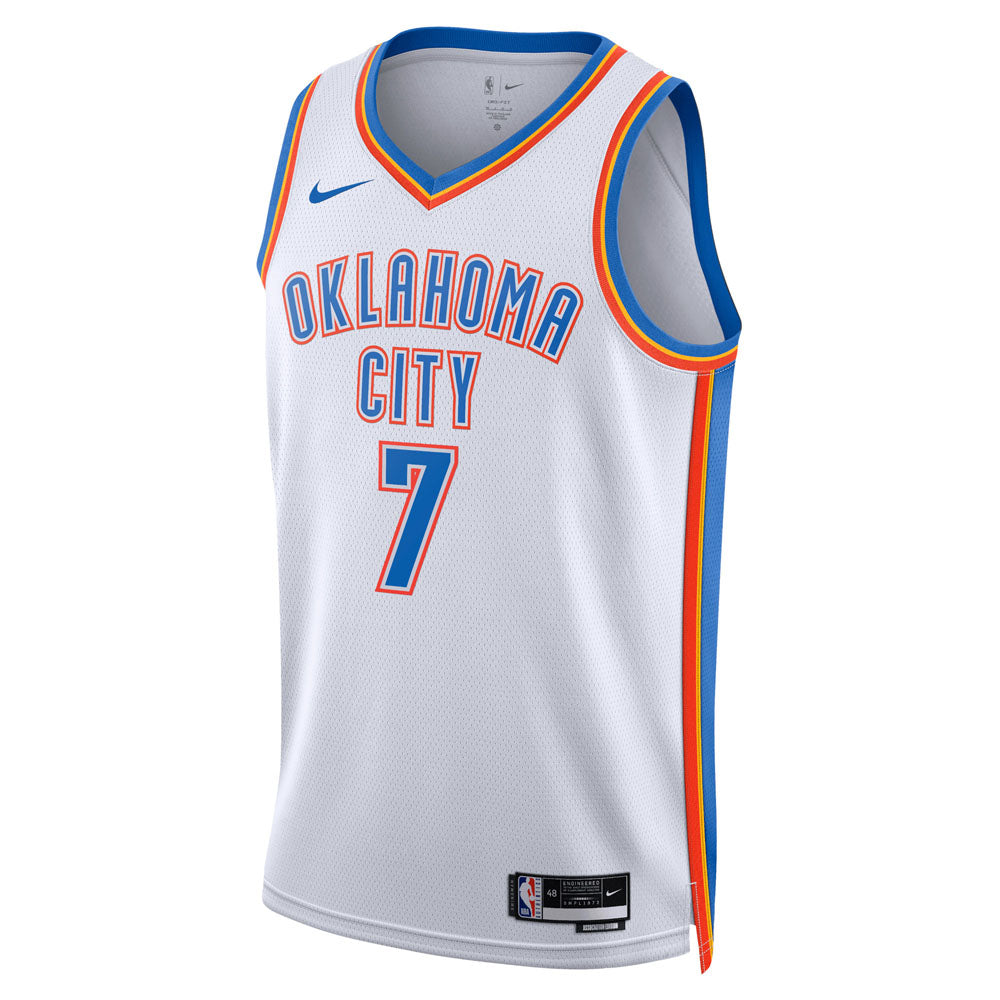 Men's Oklahoma City Thunder Chet Holmgren Association Jersey - White