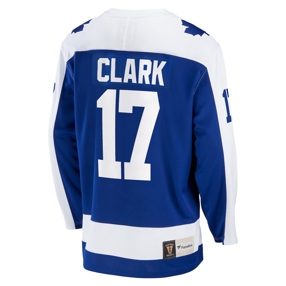 Men's Wendel Clark Fanatics Maple Leafs Breakaway Retired Jersey - Blue