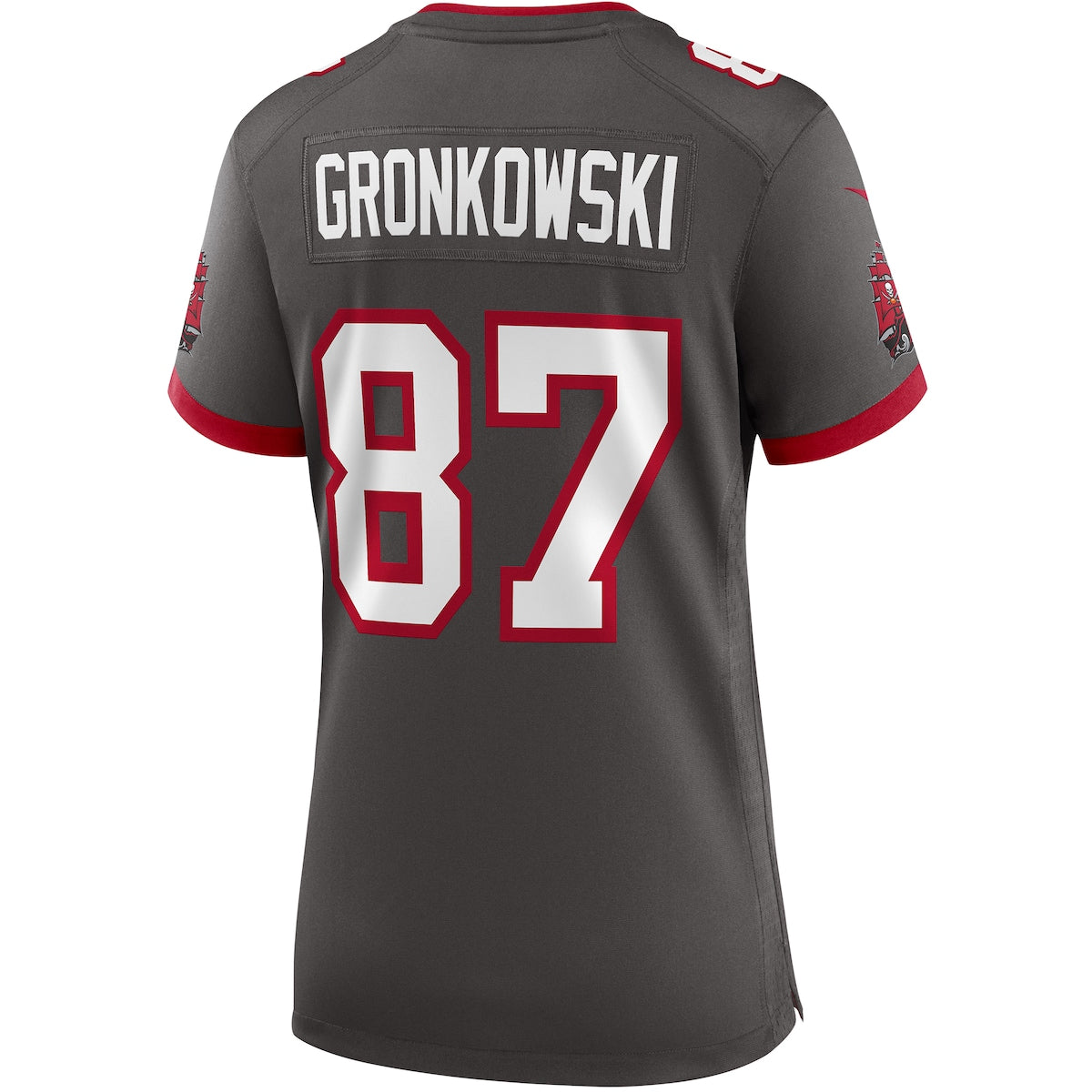 Women's Rob Gronkowski Nike Buccaneers Throwback Game Jersey - Grey