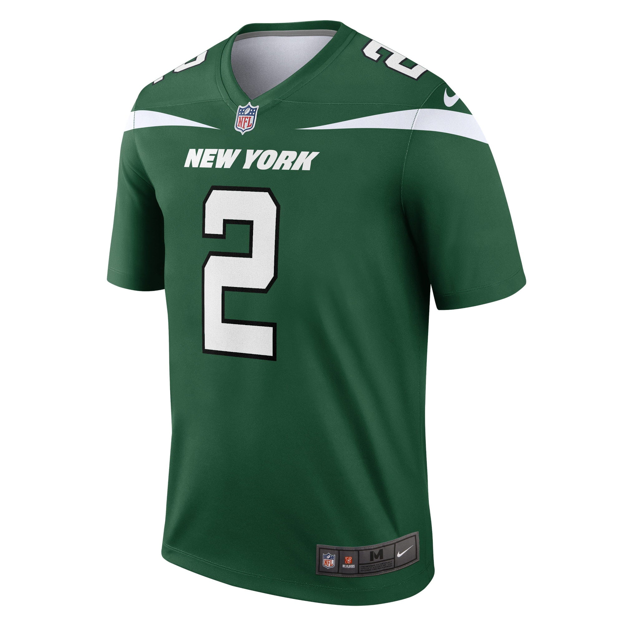 Men's Nike Zach Wilson Gotham Green New York Jets Legend Jersey