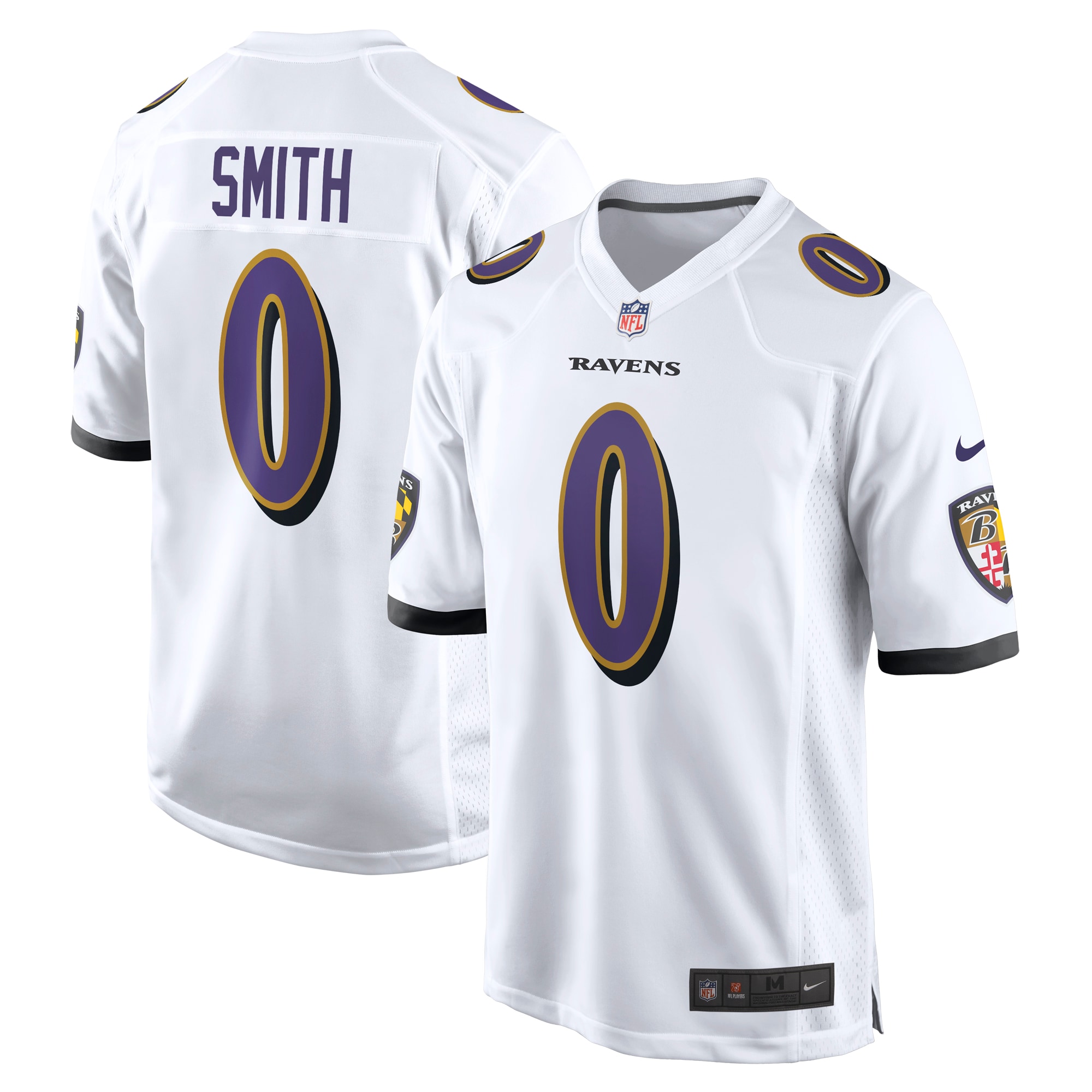 Roquan Smith Baltimore Ravens Nike  Game Jersey - White
