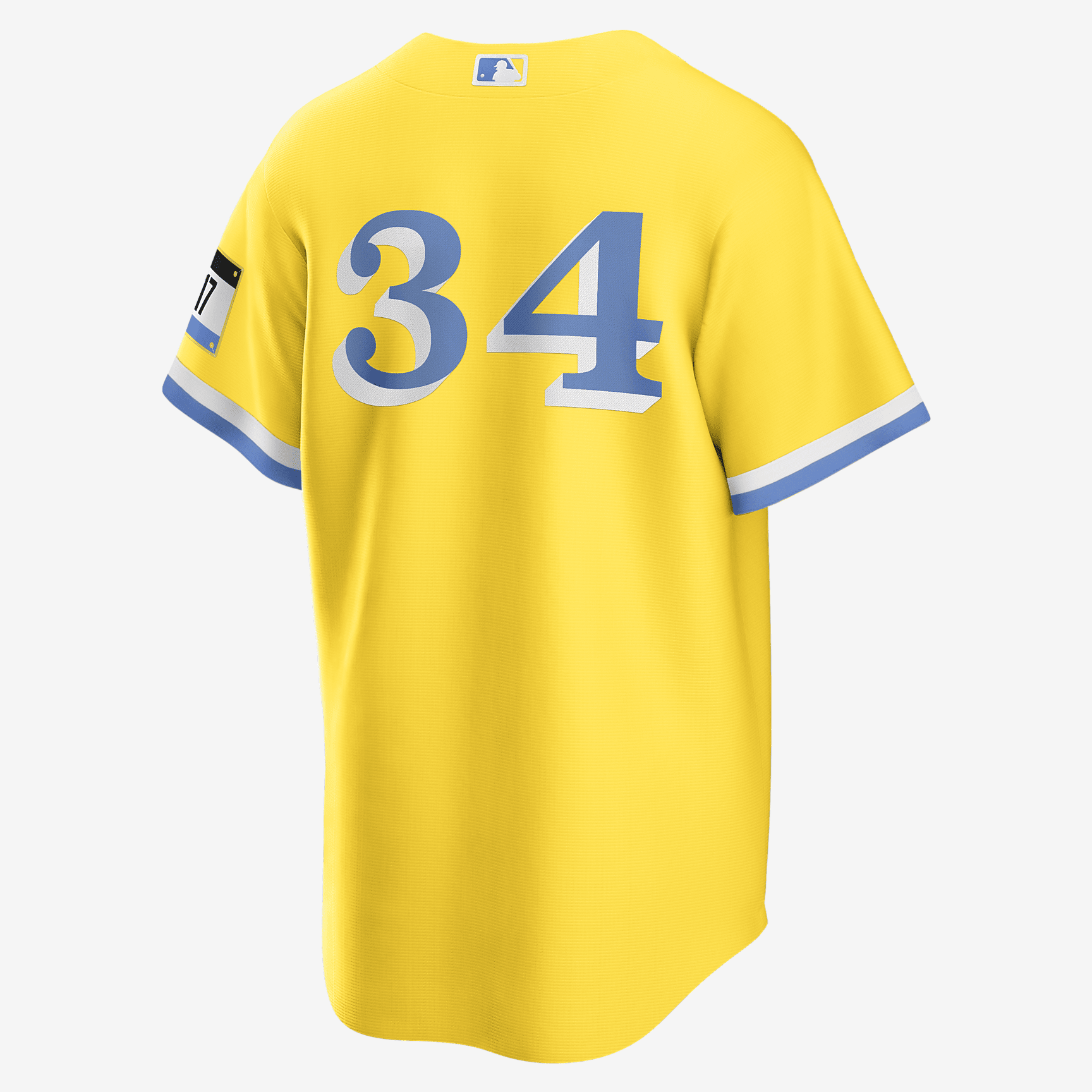 MLB Boston Red Sox City Connect (David Ortiz) Men's Replica Baseball Jersey - Gold/Light Blue
