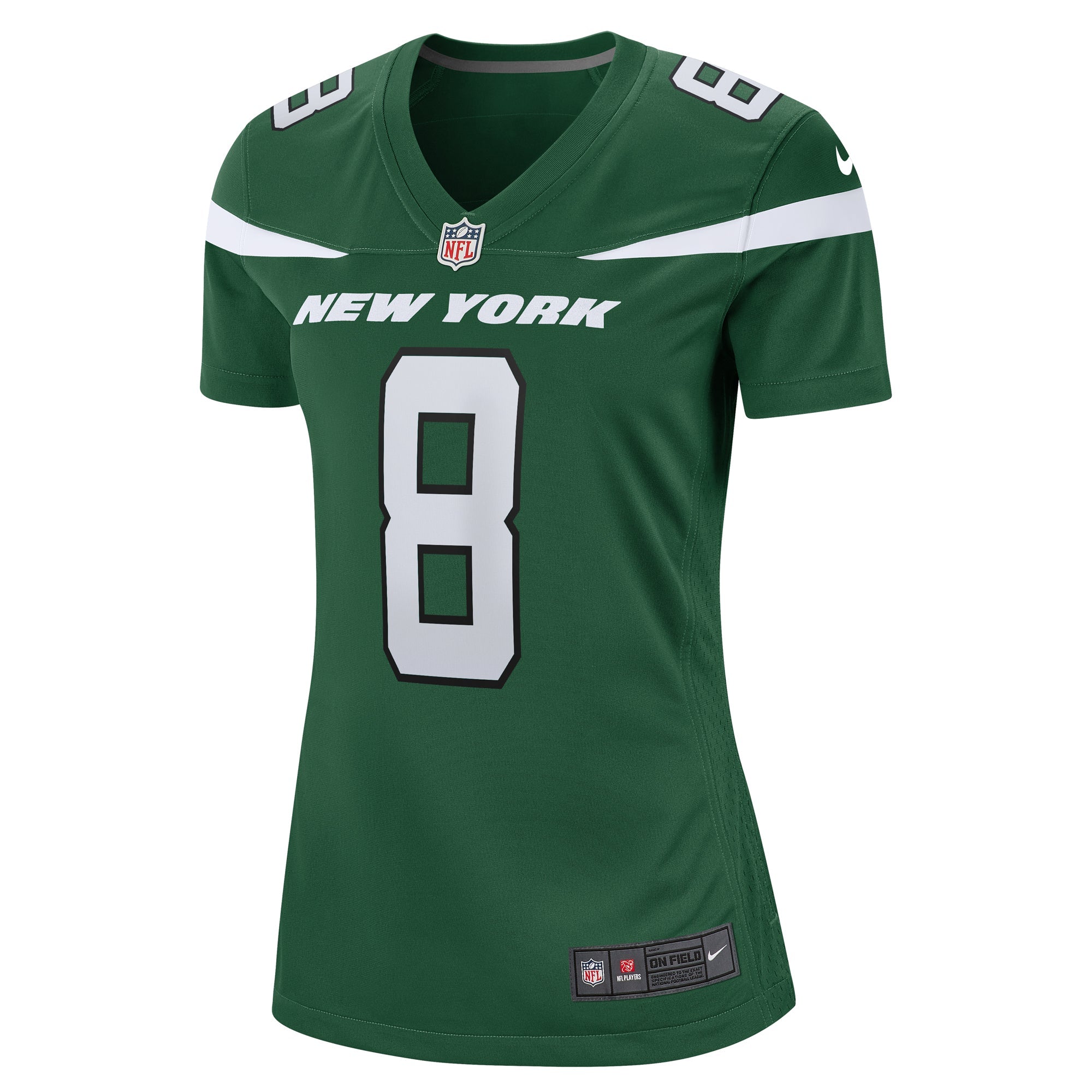 Women's Nike Aaron Rodgers Gotham Green New York Jets Game Jersey
