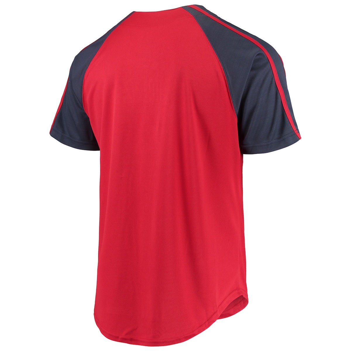 Men's  Stitches Cardinals Button-Down Raglan Replica Jersey - Red