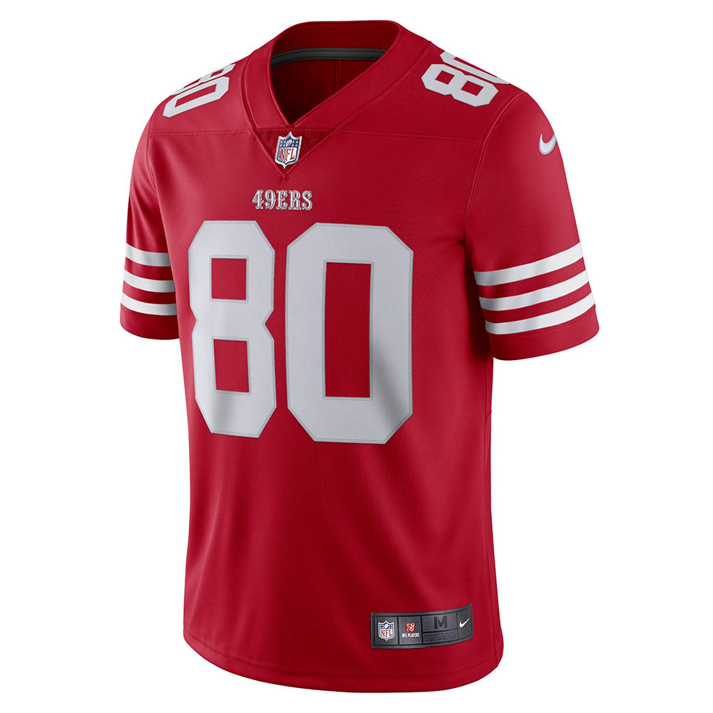 Men's San Francisco 49ers Jerry Rice Vapor Limited Retired Player Jersey Scarlet