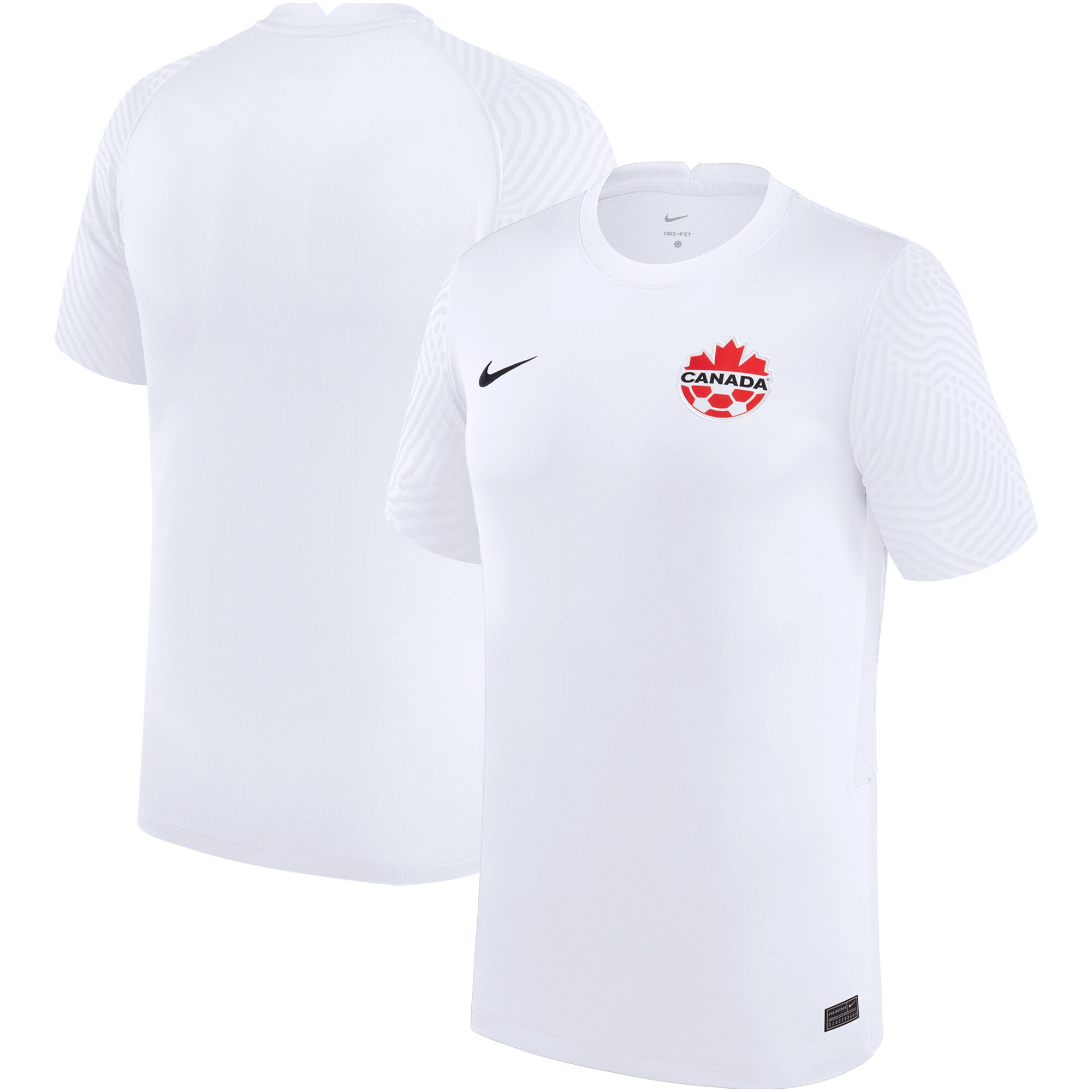 Canada Soccer Nike Away Replica Jersey - White