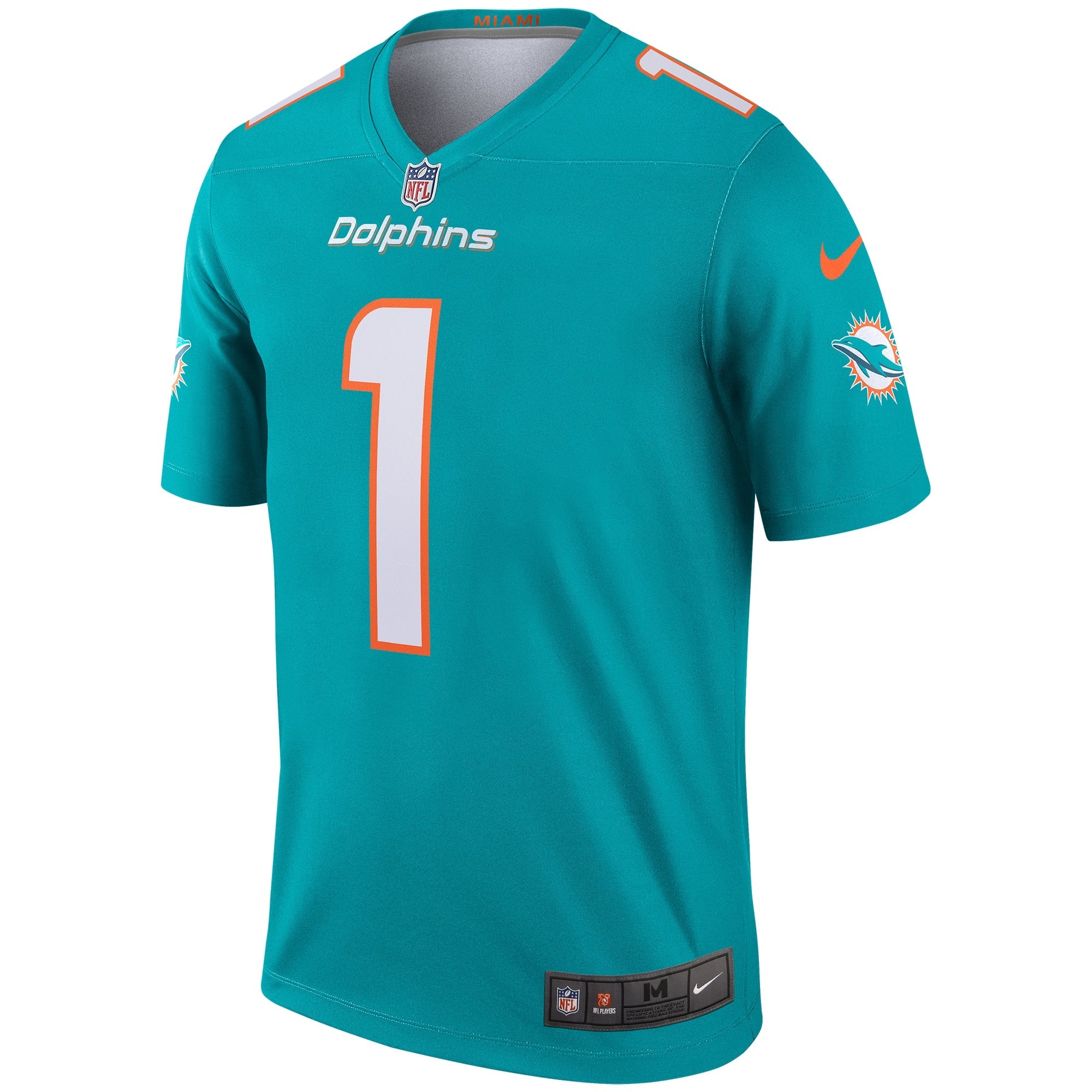 Men's Nike Tua Tagovailoa Aqua Miami Dolphins Legend Jersey