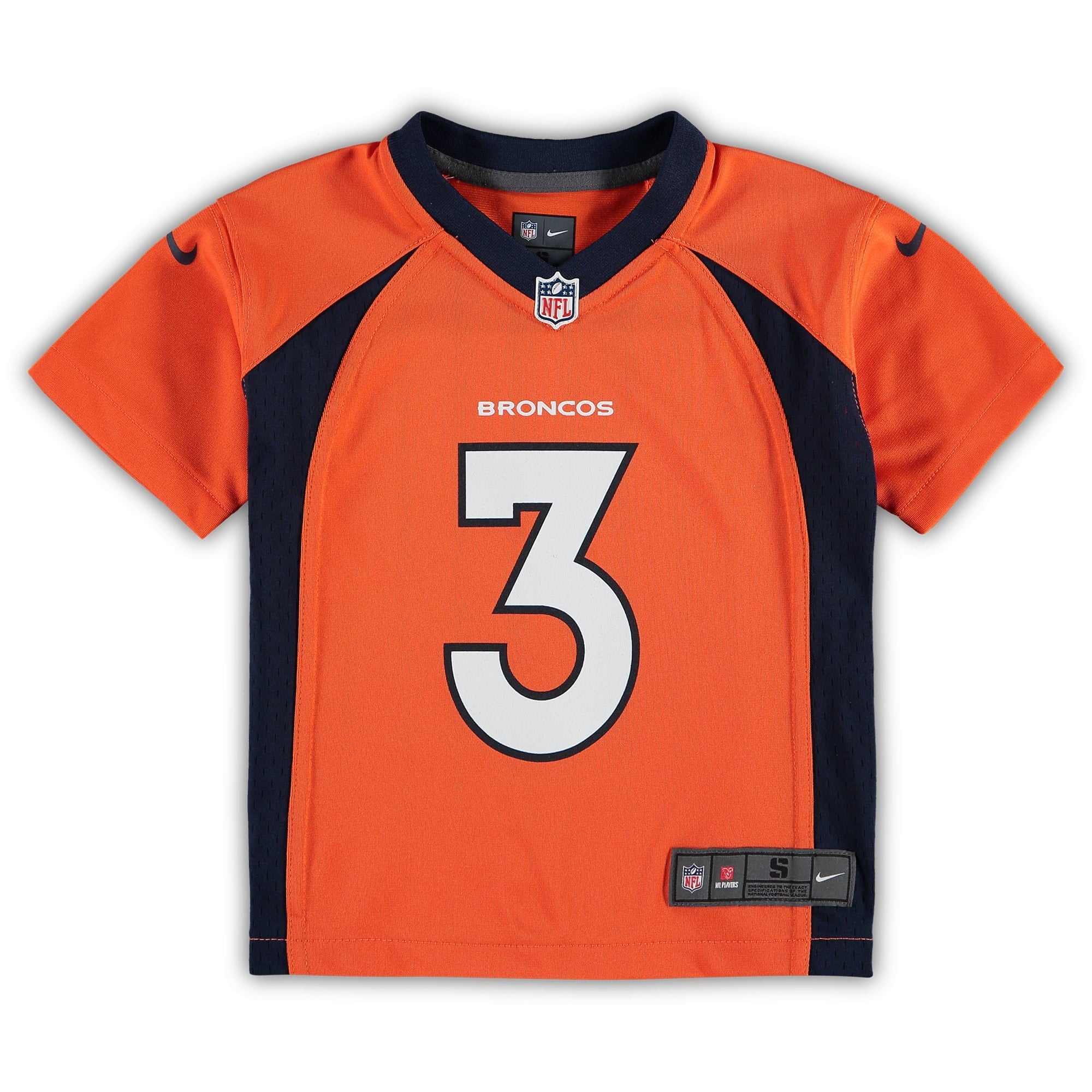 Preschool Nike  Russell Wilson  Orange Denver Broncos Game Jersey