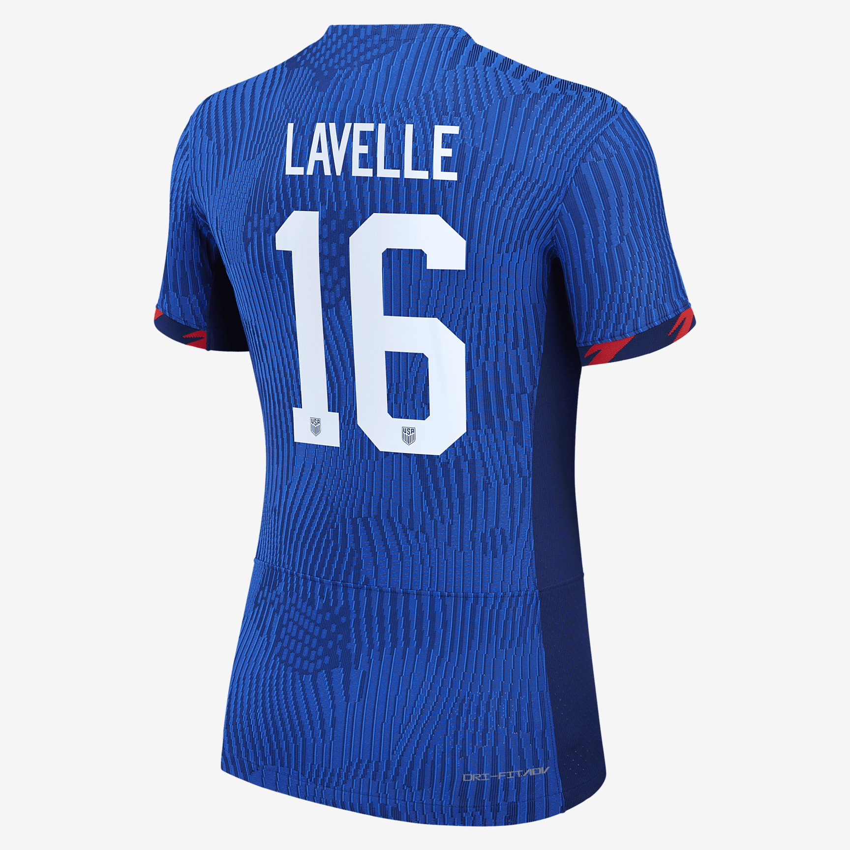 Rose Lavelle USWNT 2023 Match Away Women's Nike Dri-FIT ADV Soccer Jersey - Royal
