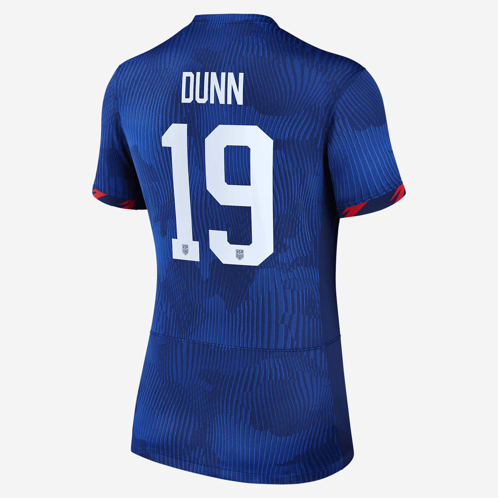 Crystal Dunn USWNT 2023 Stadium Away Women's Nike Dri-FIT Soccer Jersey - Royal