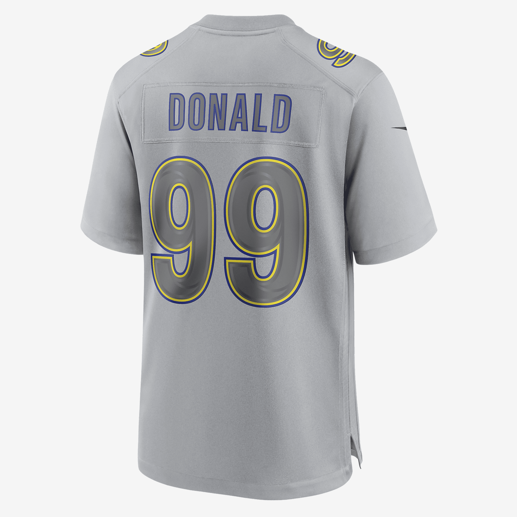 NFL Los Angeles Rams Atmosphere (Aaron Donald) Men's Fashion Football Jersey - Grey