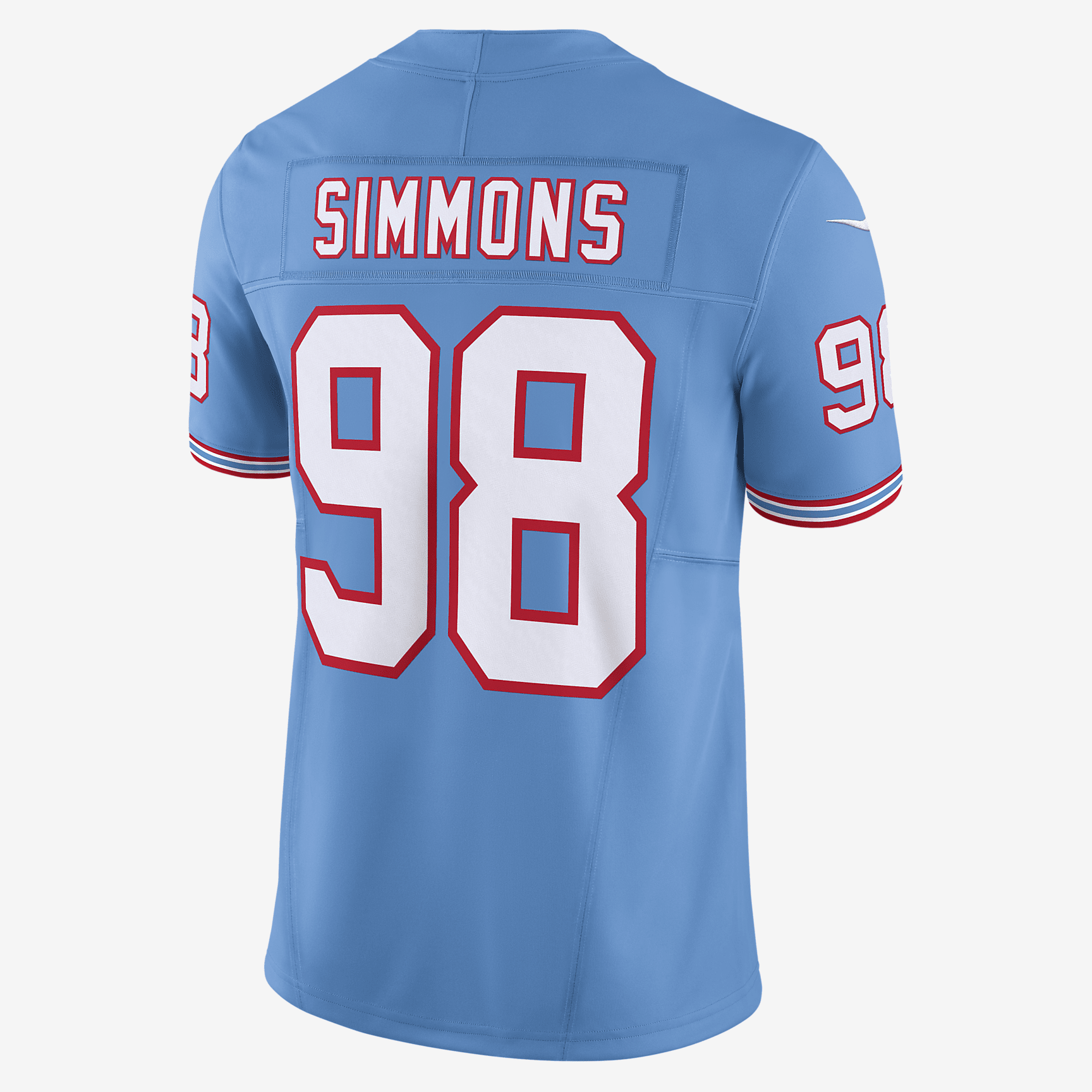 Jeffery Simmons Tennessee Titans Men's Nike Dri-FIT NFL Limited Football Jersey - Light Blue