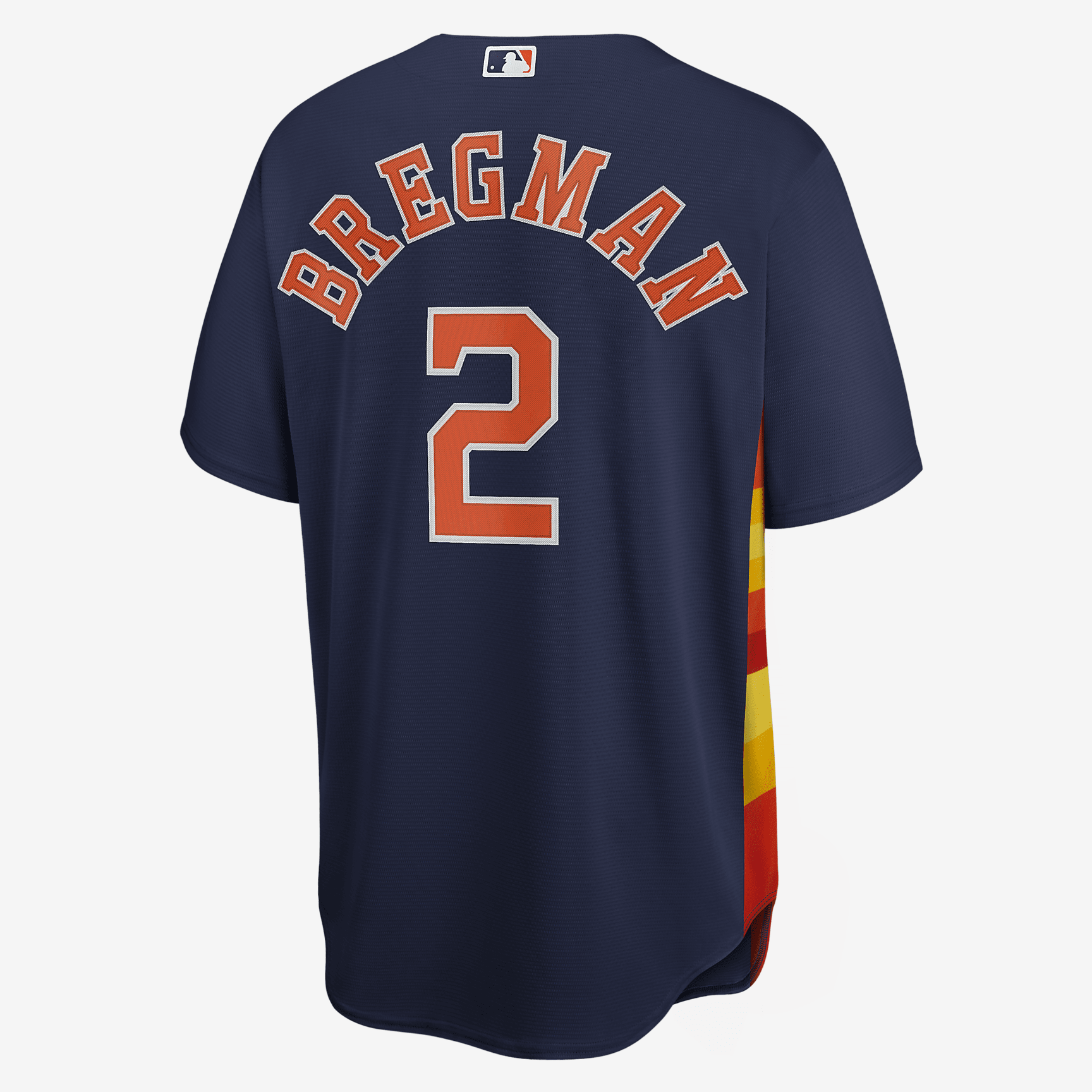 MLB Houston Astros (Alex Bregman) Men's Replica Baseball Jersey - Navy