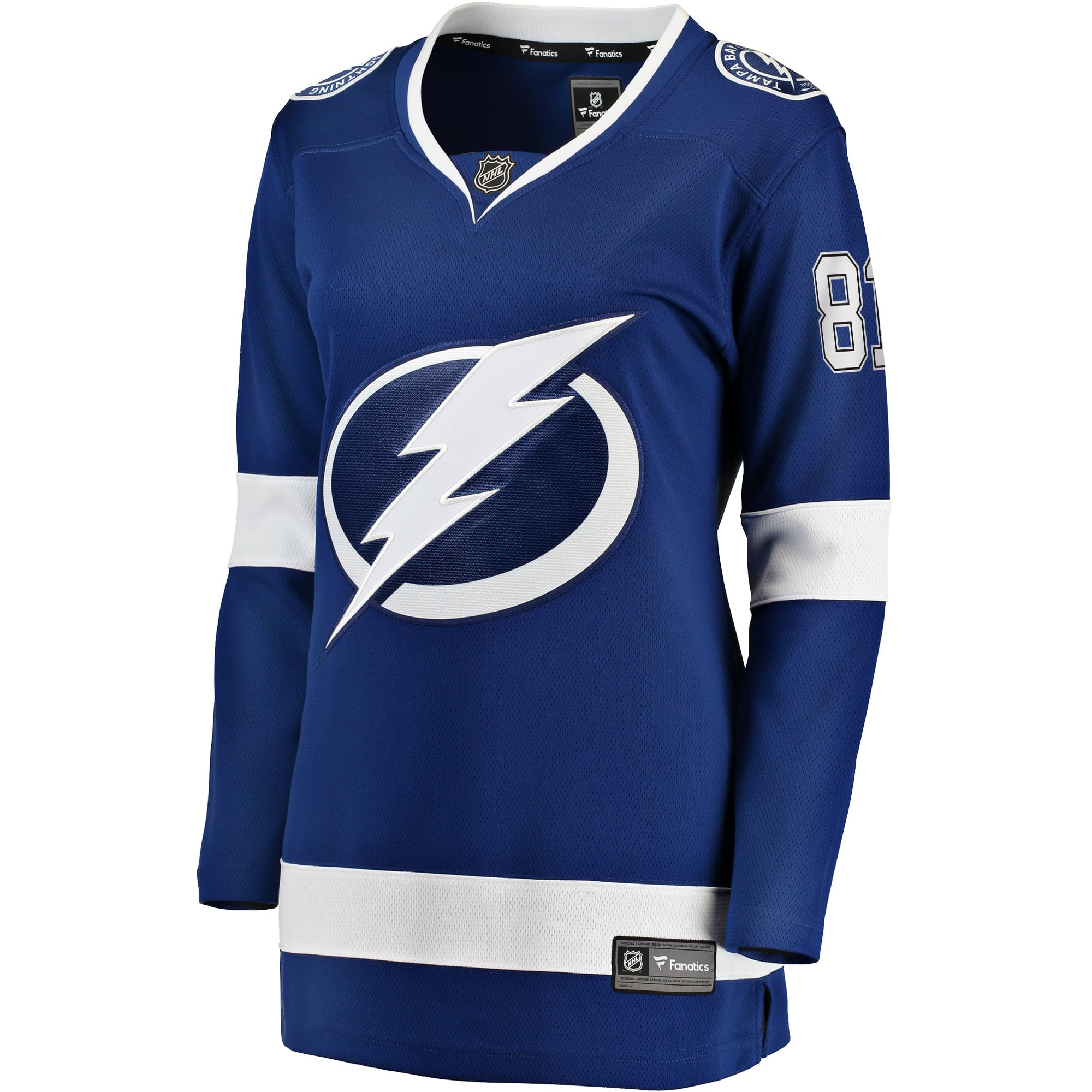 Women's Erik Cernak Fanatics Branded Blue Tampa Bay Lightning Home Breakaway Player Jersey
