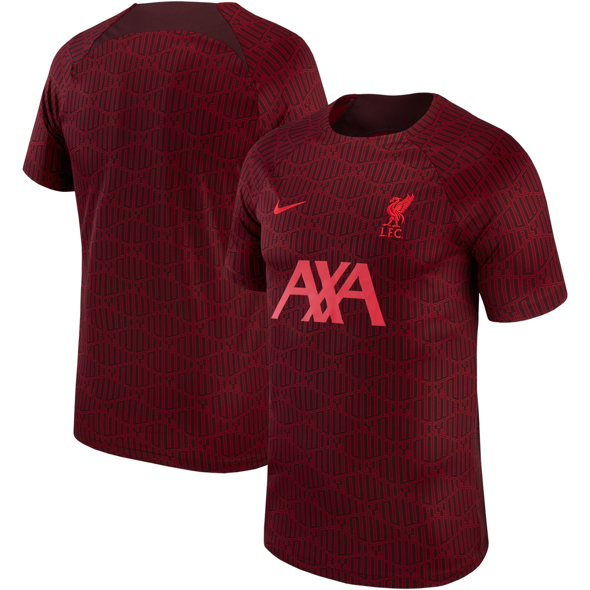 Liverpool Nike Youth 2022 Pre-Match Raglan Performance Top - Red