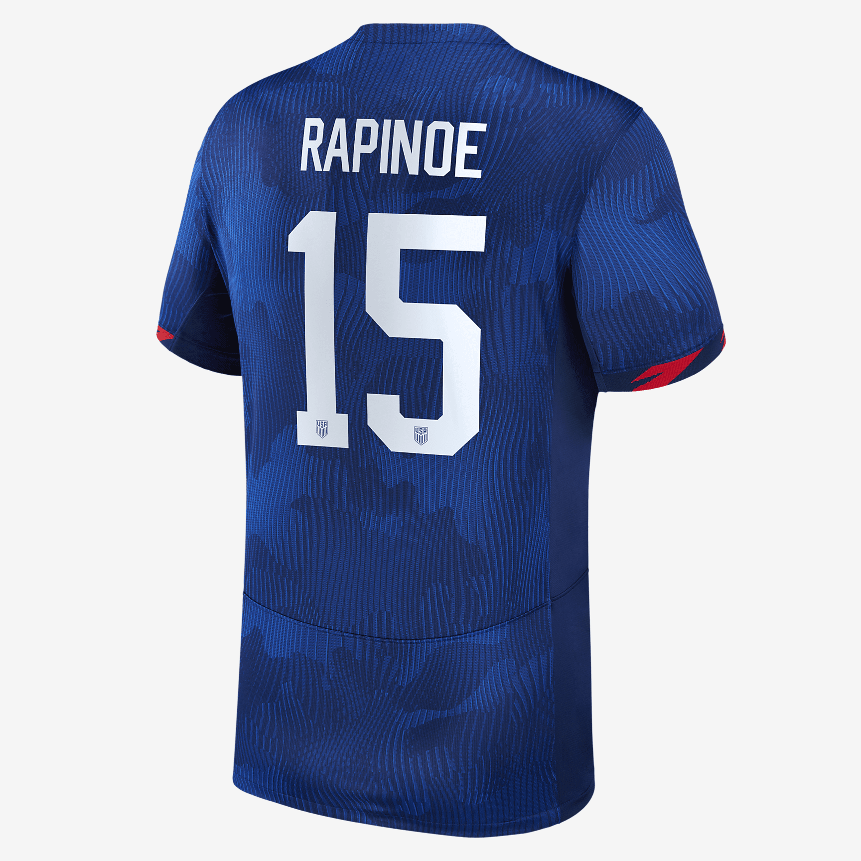 Megan Rapinoe USWNT 2023 Stadium Away Men's Nike Dri-FIT Soccer Jersey - Royal