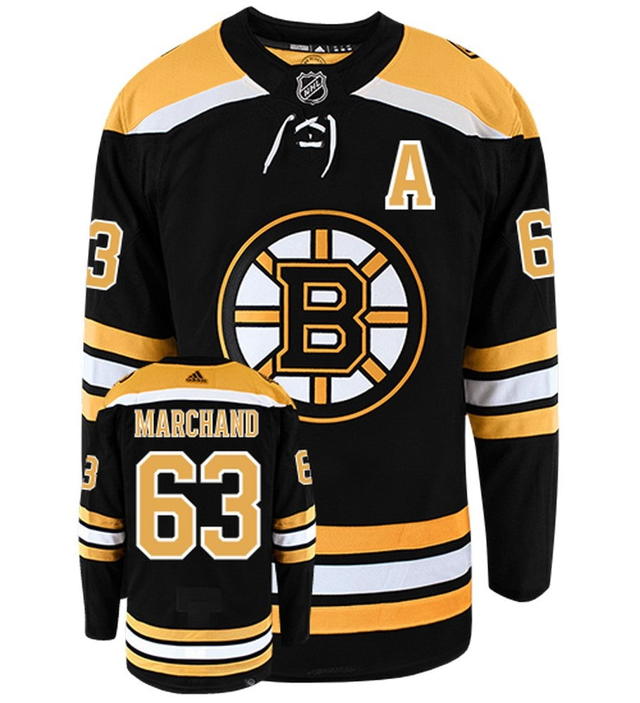 Brad Marchand Boston Bruins Adidas Primegreen Authentic NHL Hockey Jersey