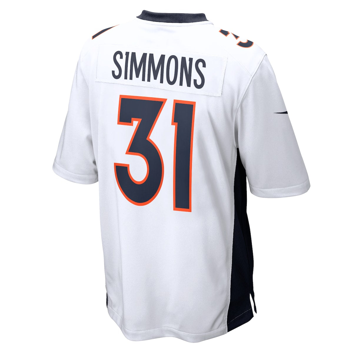Men's Justin Simmons Nike Broncos Game Jersey - White