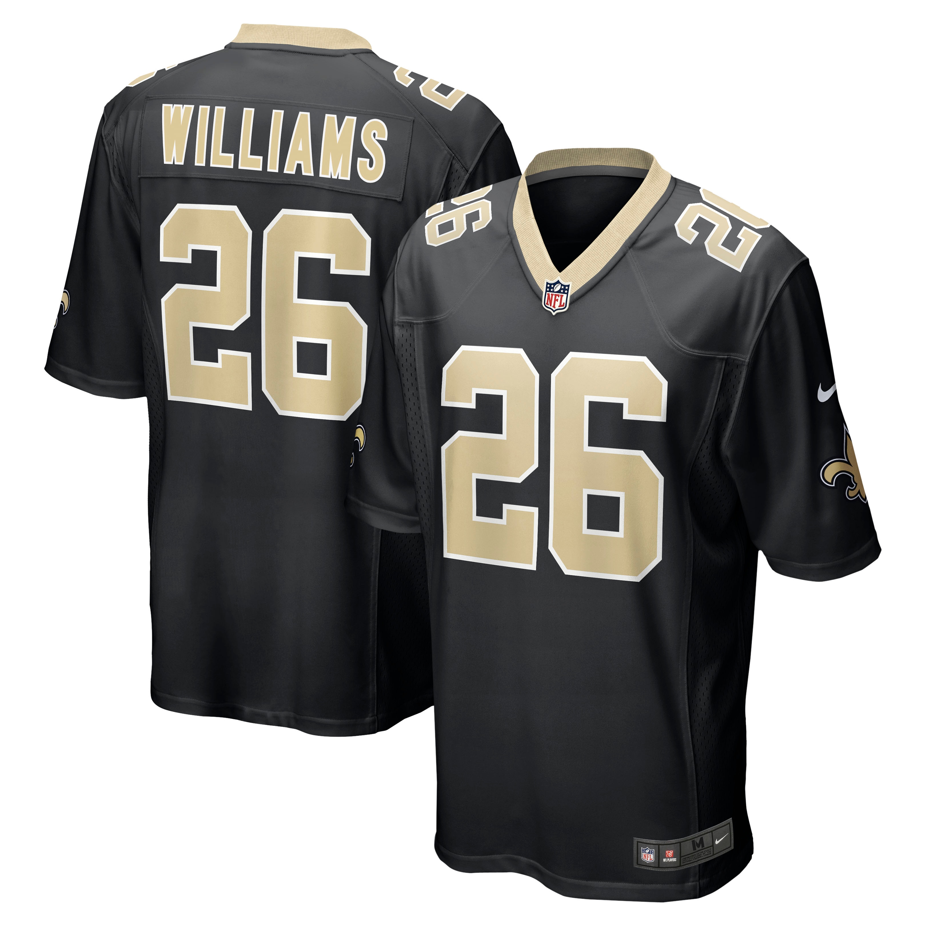 P.J. Williams New Orleans Saints Nike Game Jersey - Black