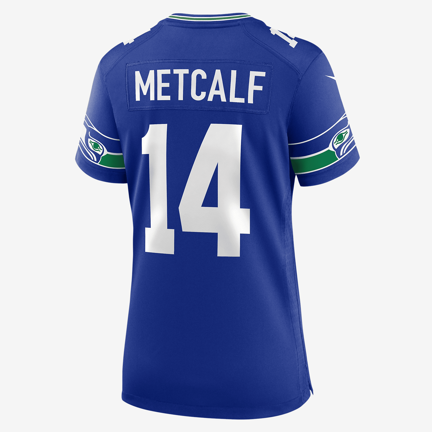 DK Metcalf Seattle Seahawks Women's Nike NFL Game Football Jersey - Royal