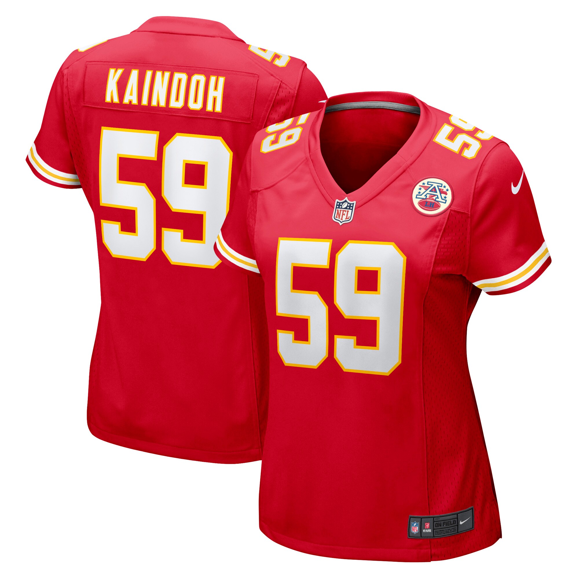 Joshua Kaindoh Kansas City Chiefs Nike Women's Game Jersey - Red